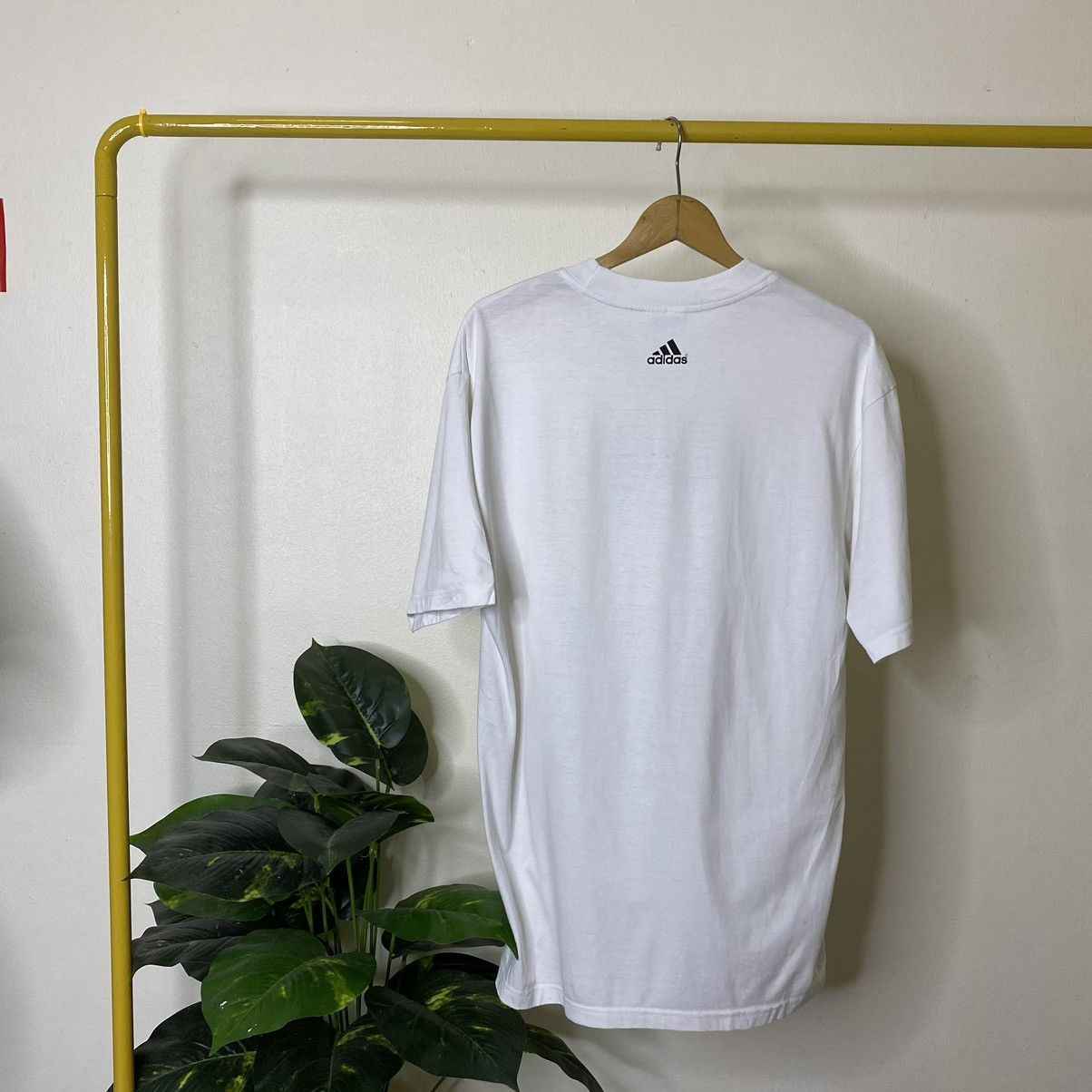 Adidas × Vintage Vintage 1990s Adidas Three Stripes Tee Size US L / EU 52-54 / 3 - 5 Thumbnail