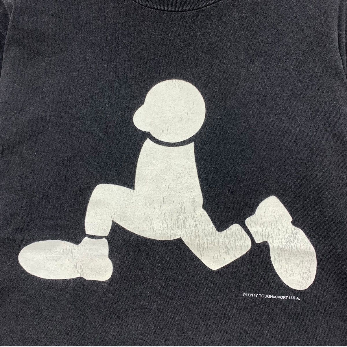Vintage Vintage 90s PLENTY TOUGH SPORT Pts Print Usa Tshirt Size US M / EU 48-50 / 2 - 3 Thumbnail