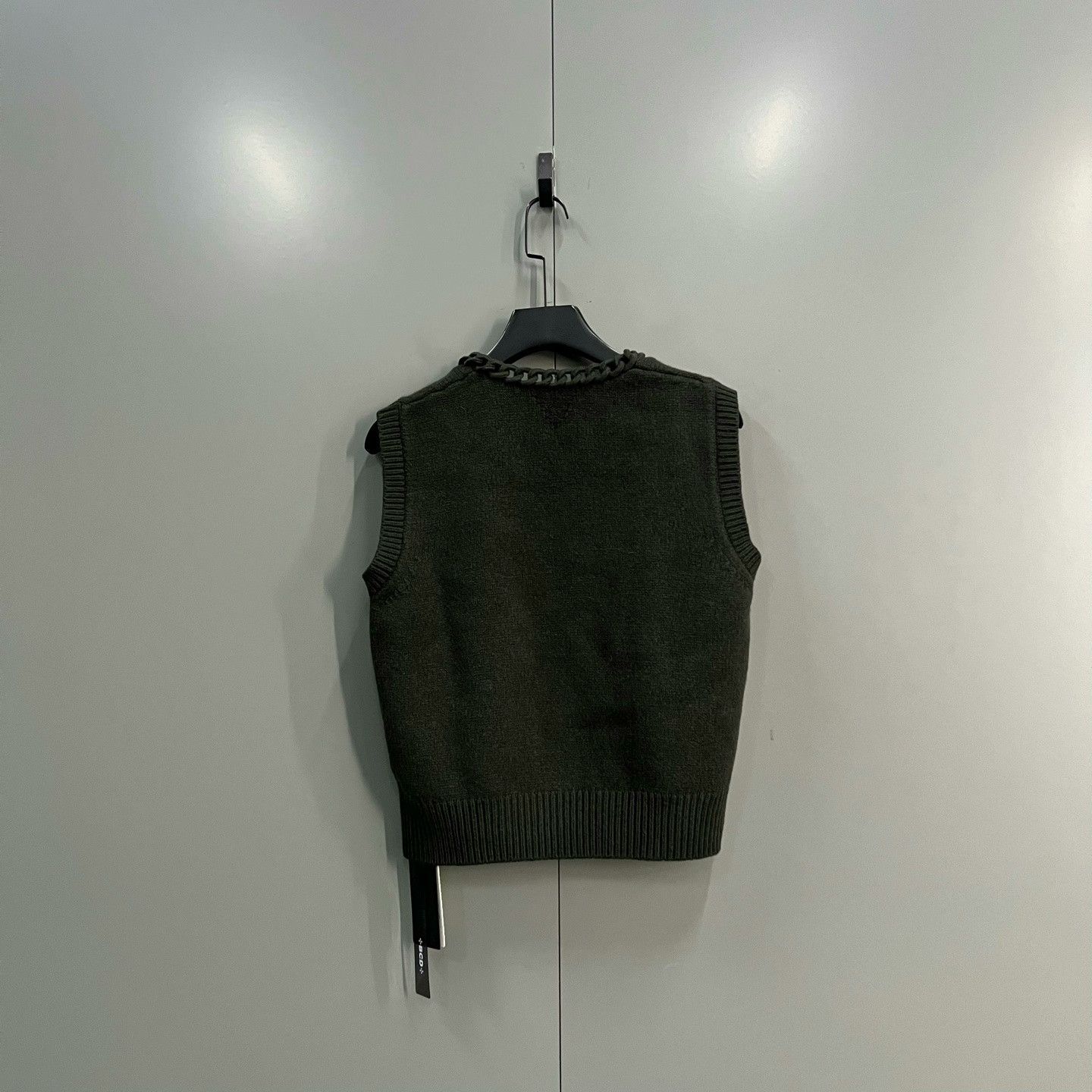 Bottega Veneta Bottega Veneta Olive Green Woven Vest Size US L / EU 52-54 / 3 - 2 Thumbnail