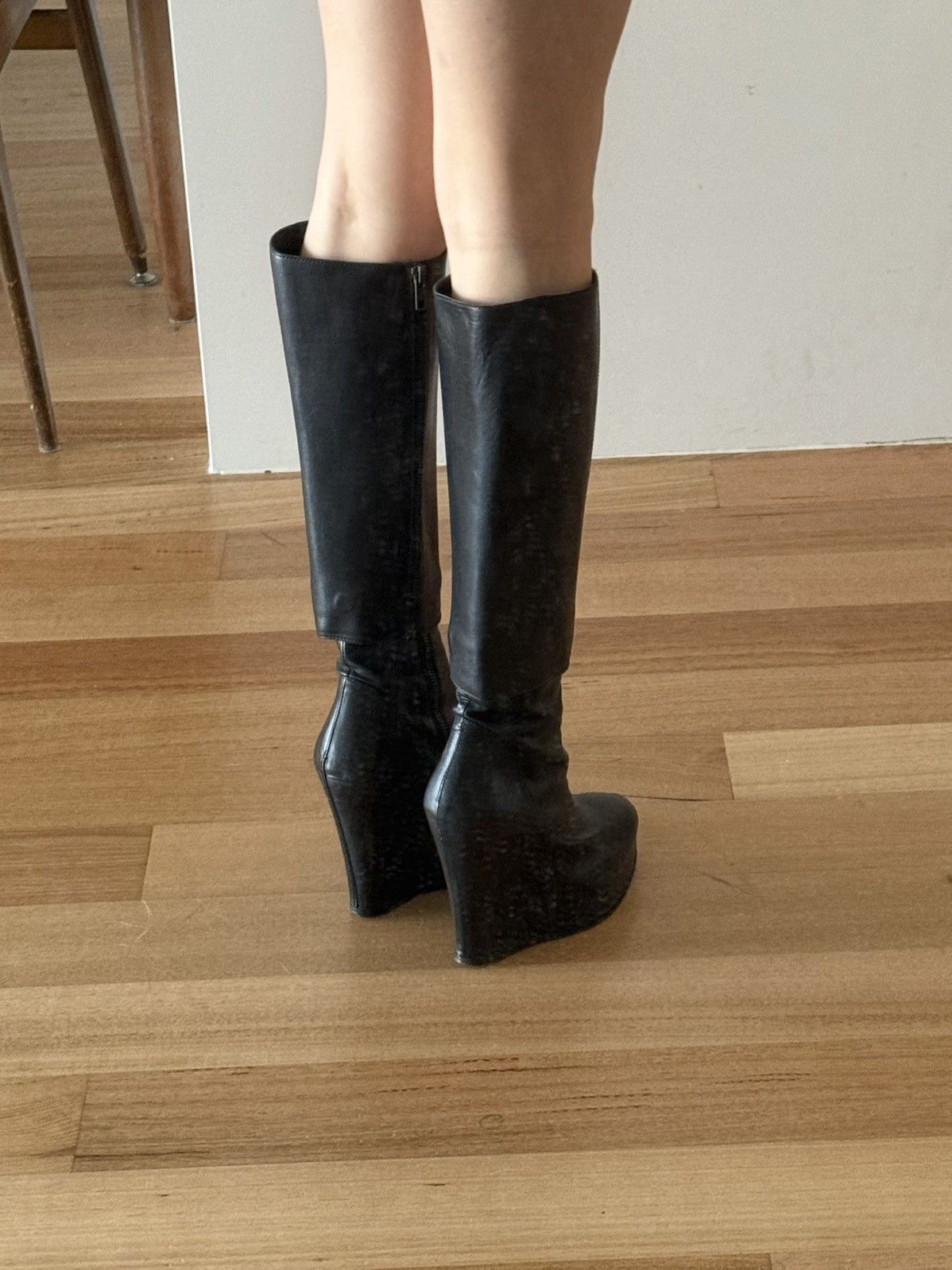 Ann Demeulemeester Ann Demeulemeester Fall 2011 modular platform boots Size US 6.5 / IT 36.5 - 3 Thumbnail