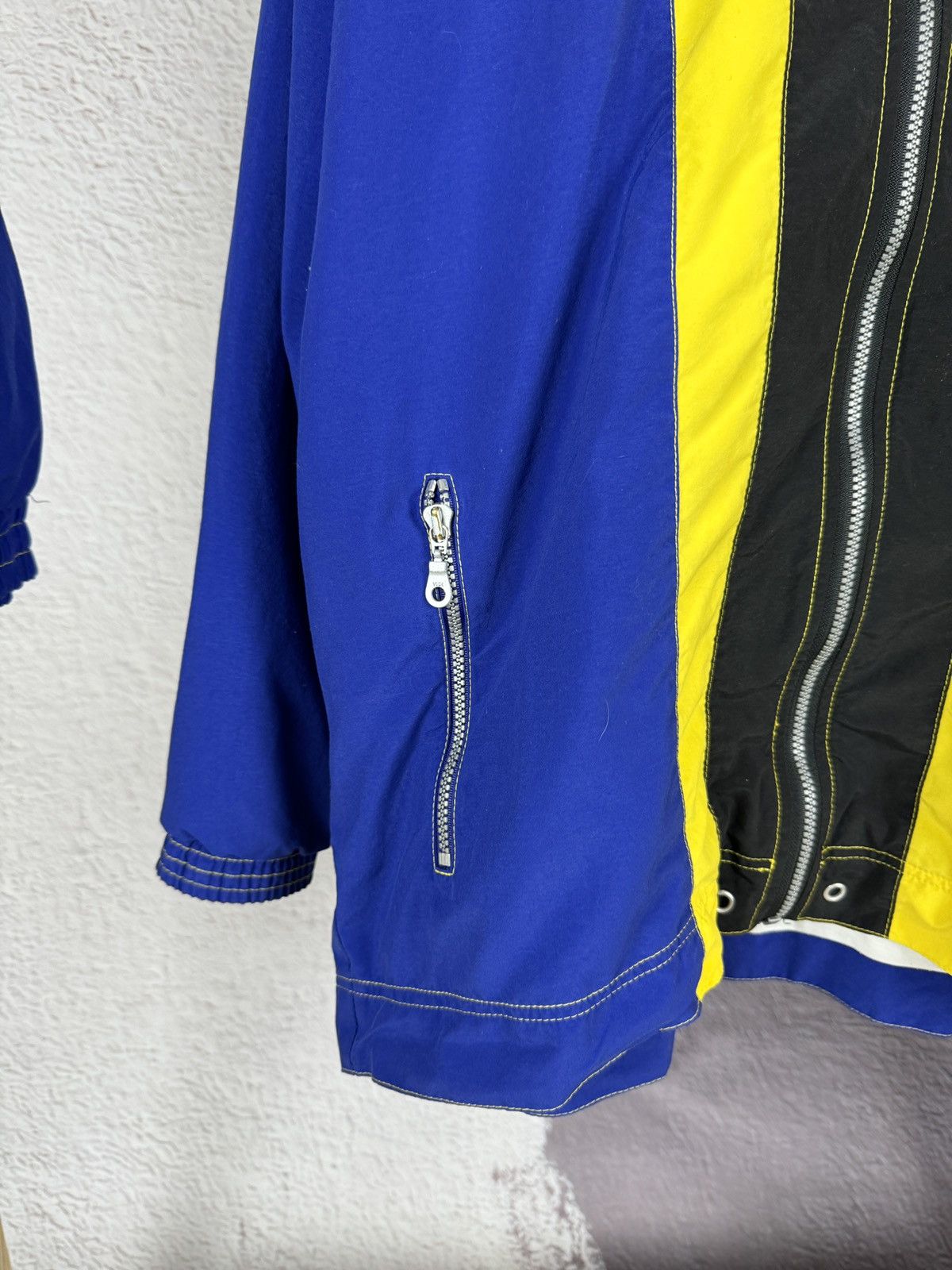 Mercedes-Benz × Vintage Mercedes-Benz vintage blue yellow striped track suit Size US L / EU 52-54 / 3 - 5 Thumbnail