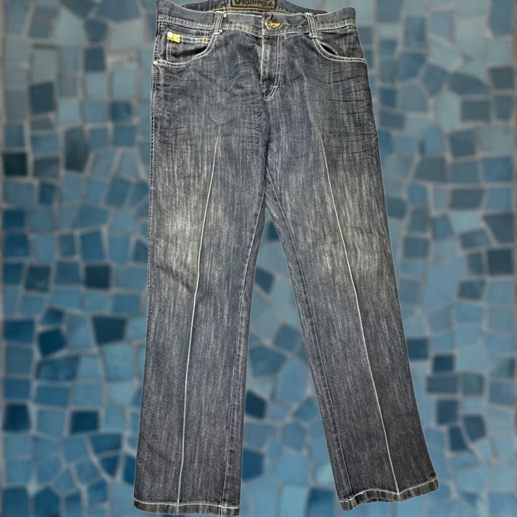 Southpole VINTAGE Southpole Jeans Mens 34x32 Y2K Pleated Baggy Stretch Denim Read* Jeans Mens Blue Denim 90s 2000s Boys Girls Size US 32 / EU 48 - 1 Thumbnail