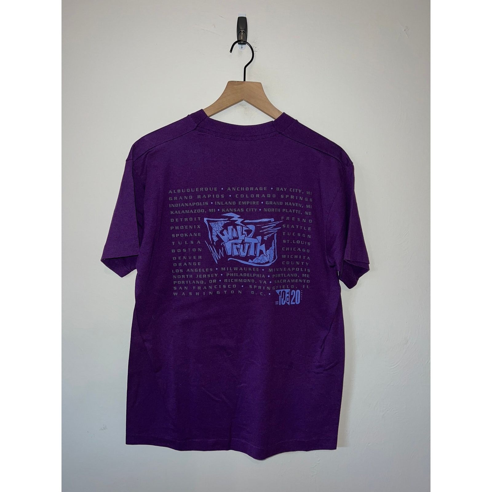 Vintage Vintage Wild Truth Shirt 10 To 20 Purple Tee VTG 90s Large Size US L / EU 52-54 / 3 - 1 Thumbnail