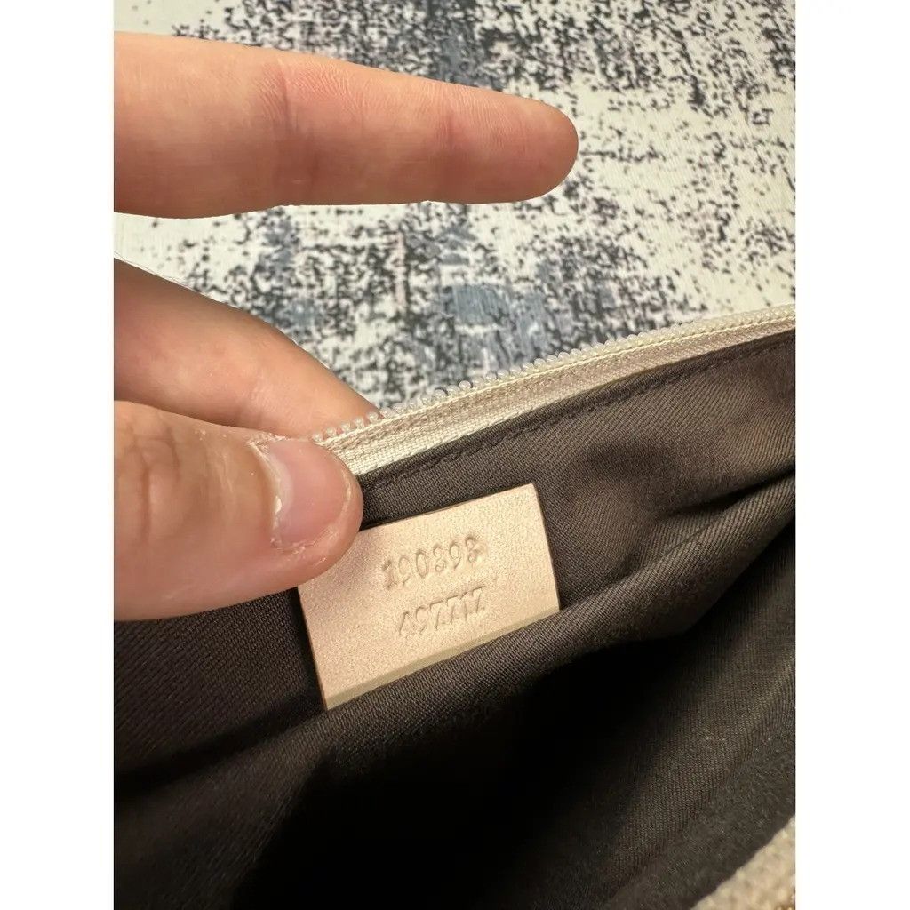 Gucci Gucci GG Pochette Monogram Bag Beige Size ONE SIZE - 9 Thumbnail