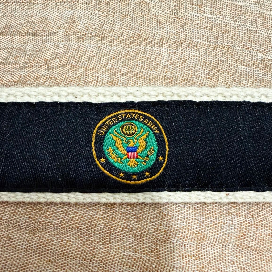 Leather United States Army Men's Web Leather Belt Size 40 - 5 Thumbnail