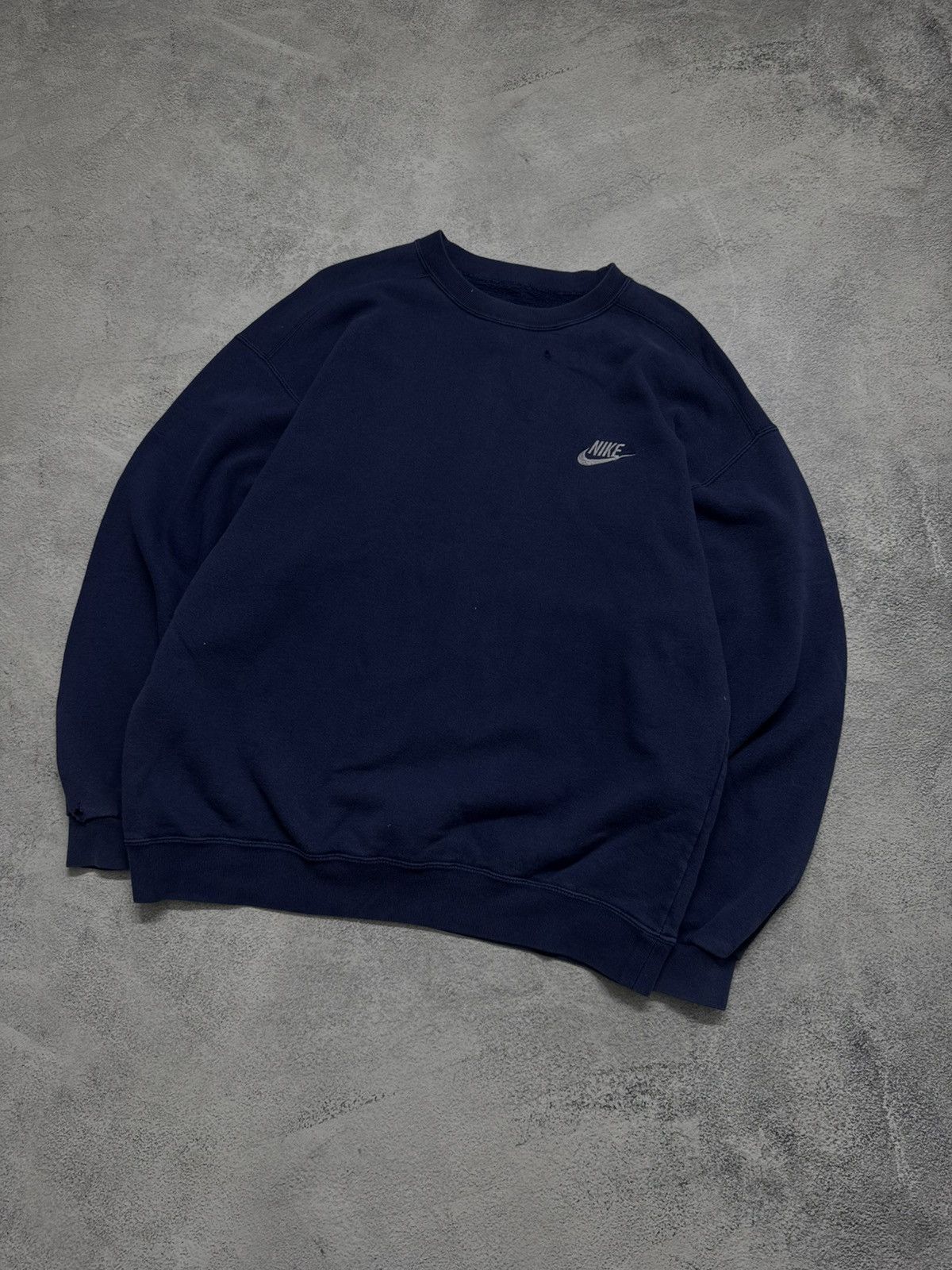 Nike Vintage Y2k Nike Mini Swoosh Sweatshirt 90’s Size US L / EU 52-54 / 3 - 3 Thumbnail