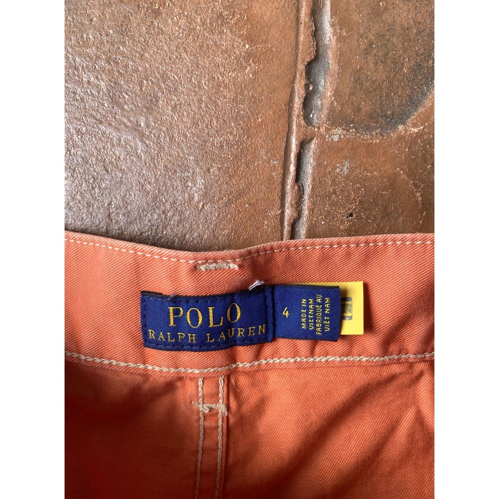 Polo Ralph Lauren Polo Ralph Lauren Twill Straight Leg Utility Trousers Pants Womens 4 Orange Size 27" / US 4 / IT 40 - 2 Thumbnail