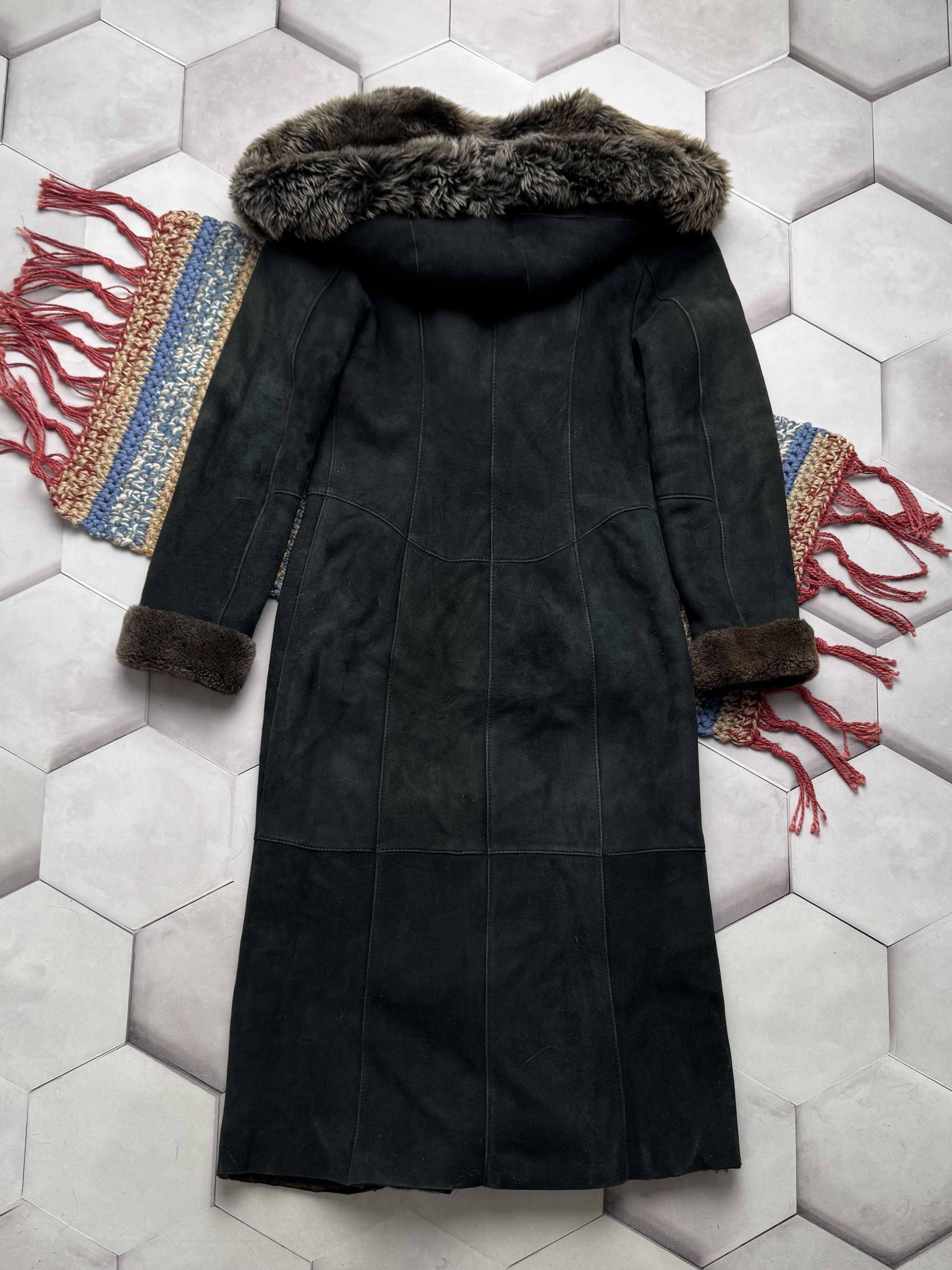 Japanese Brand Vintage Real Sheepskin Hooded Coat (E4) Size S / US 4 / IT 40 - 8 Thumbnail