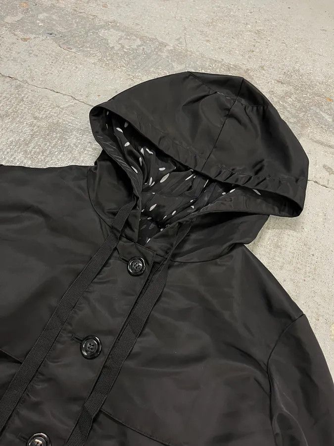 Emporio Armani SS2016 Emporio Armani Black Relief Nylon Jacket Size M / US 6-8 / IT 42-44 - 5 Thumbnail