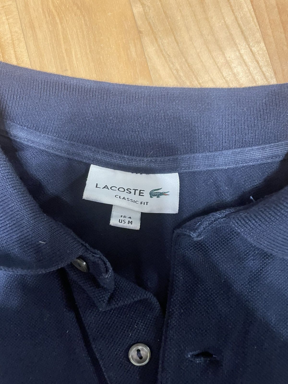 Lacoste Navy Lacoste Polo Size US M / EU 48-50 / 2 - 2 Thumbnail