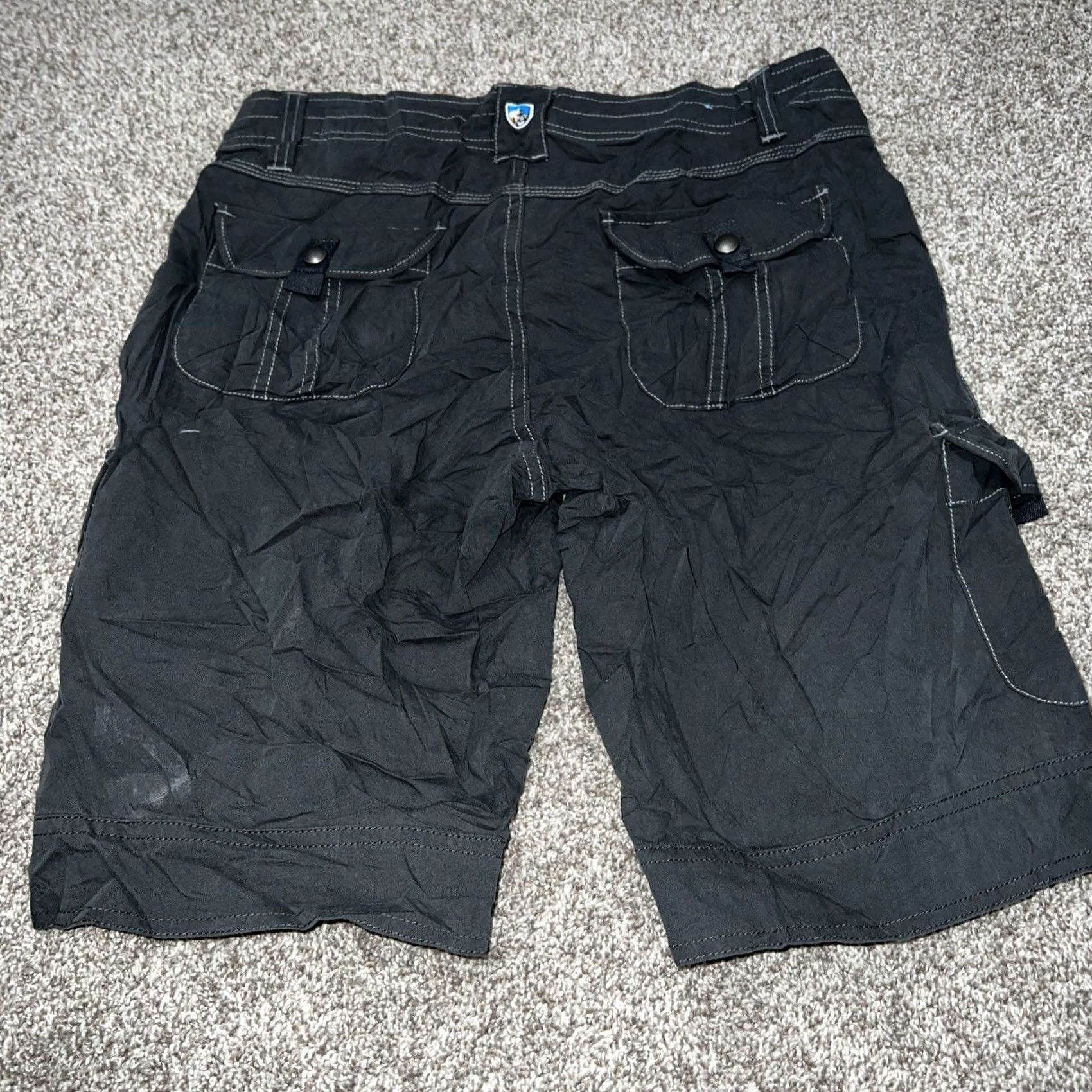 Vintage KUHL Gray Cargo Hiking Shorts Women’s Size 8 M Regular Women’s Boy? Size 32" / US 10 / IT 46 - 4 Thumbnail