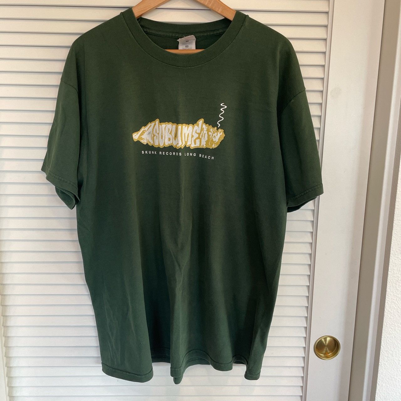 Vintage Sublime Skunk Records tshirt
