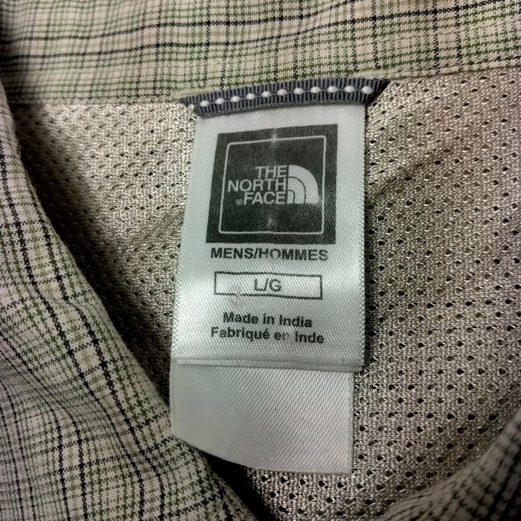 The North Face The North Face Shirt Men Large Button Up Green Plaid Short Sleeve Modal Blend Size US L / EU 52-54 / 3 - 3 Thumbnail