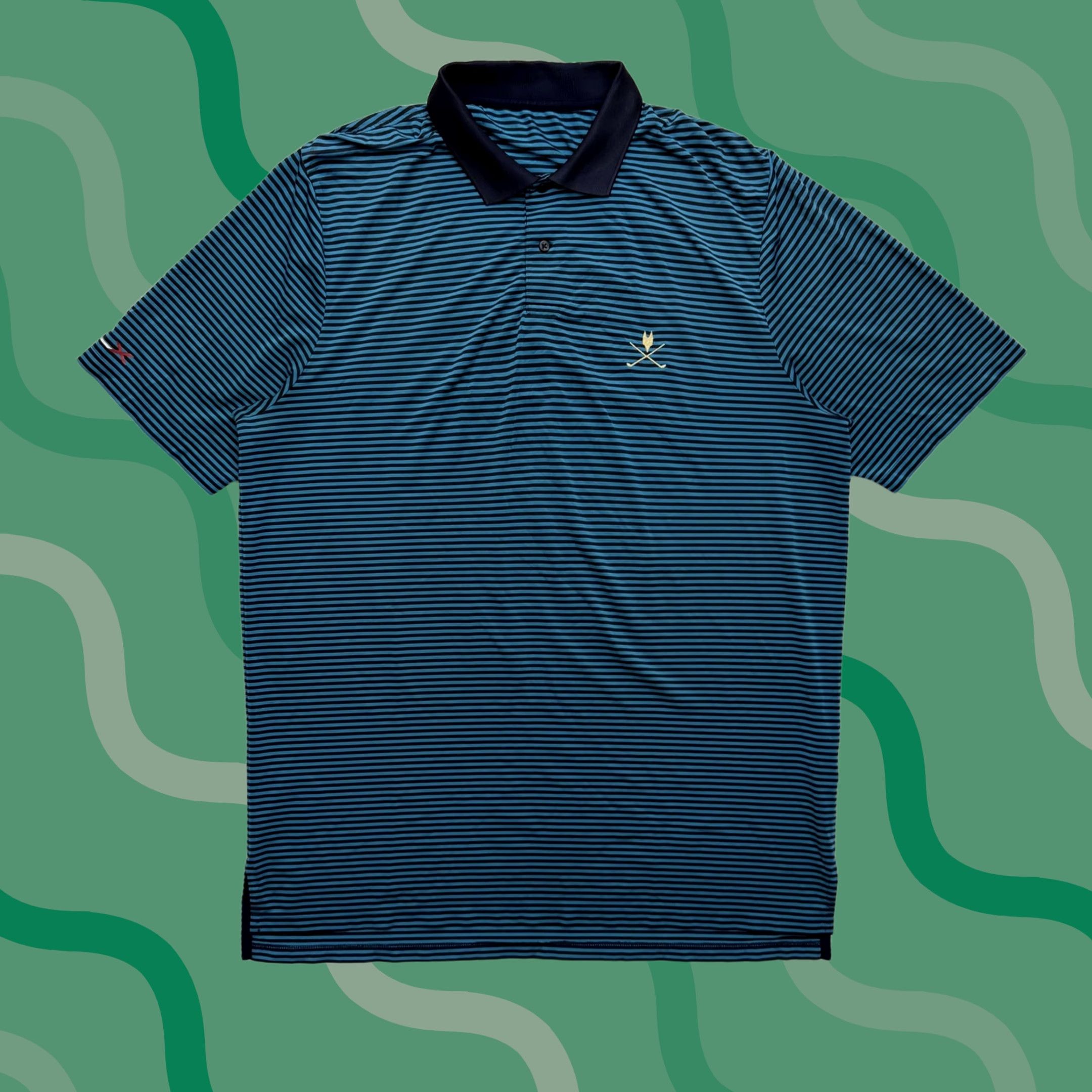 Polo Ralph Lauren RLX Ralph Lauren Polo Shirt Mens XL Blue Stripe