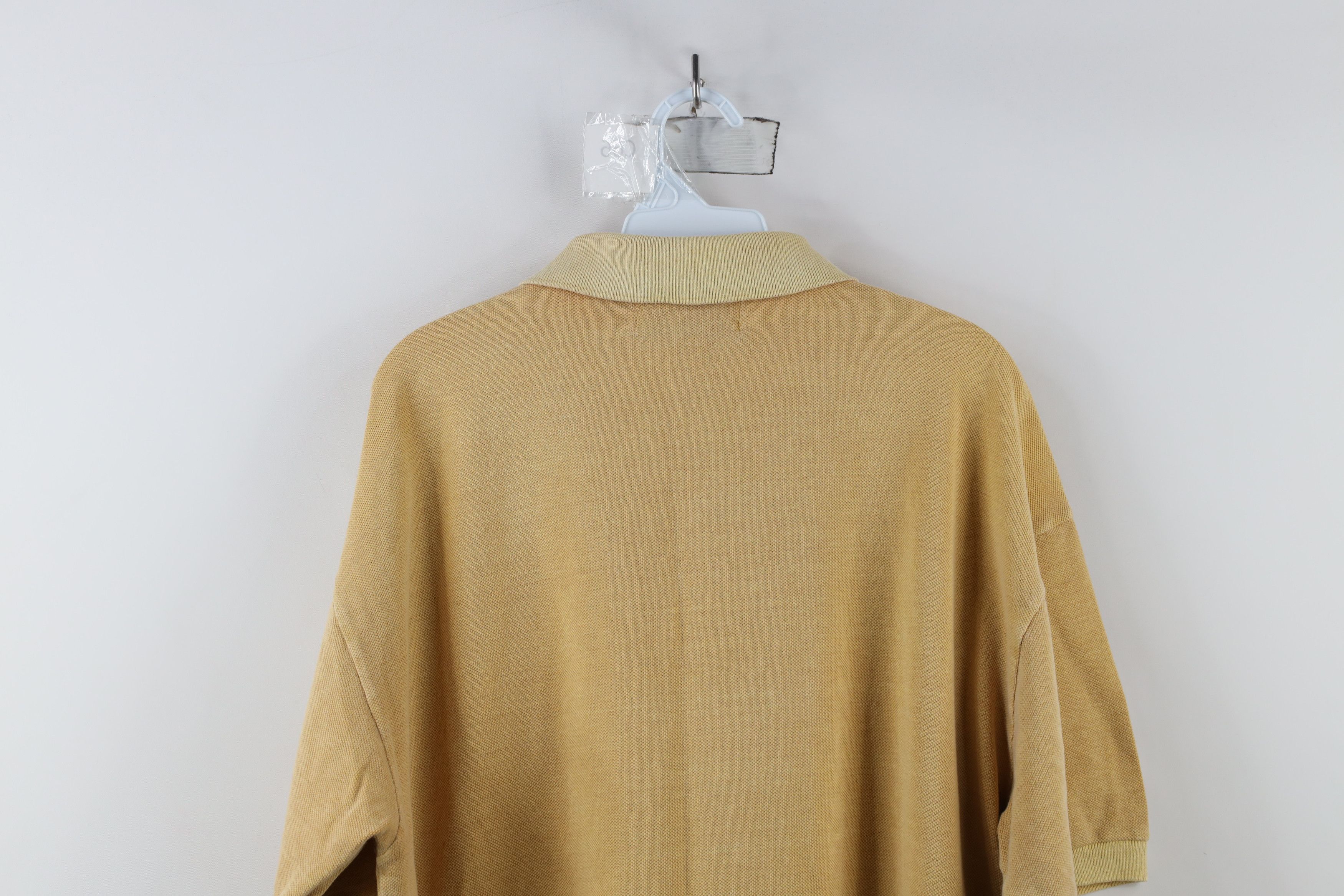 Calvin Klein × Vintage Vintage 90s Calvin Klein Dye Stonewash Collared Polo Shirt Size US XL / EU 56 / 4 - 14 Thumbnail