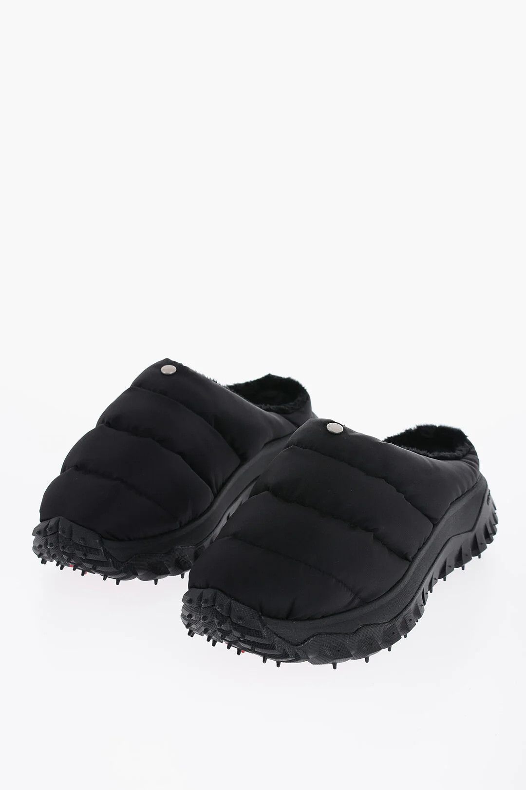 Moncler og1mm0426 Quilted Clogs in Black Size US 7 / EU 40 - 3 Thumbnail