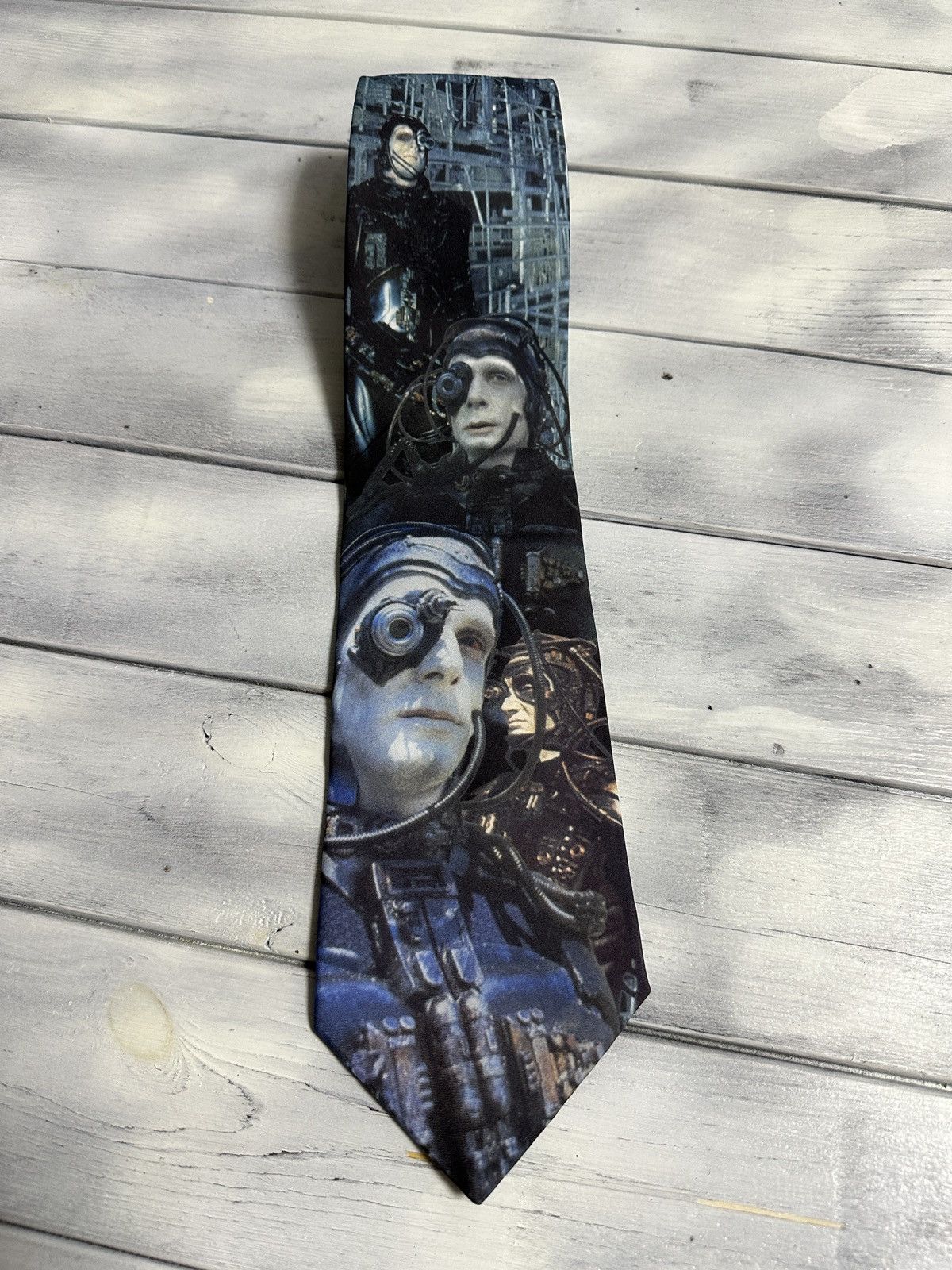 Ralph Marlin Rare Vintage Tie Ralph Marlin x Star Trek 1994 “Borg” USA Size ONE SIZE - 3 Thumbnail