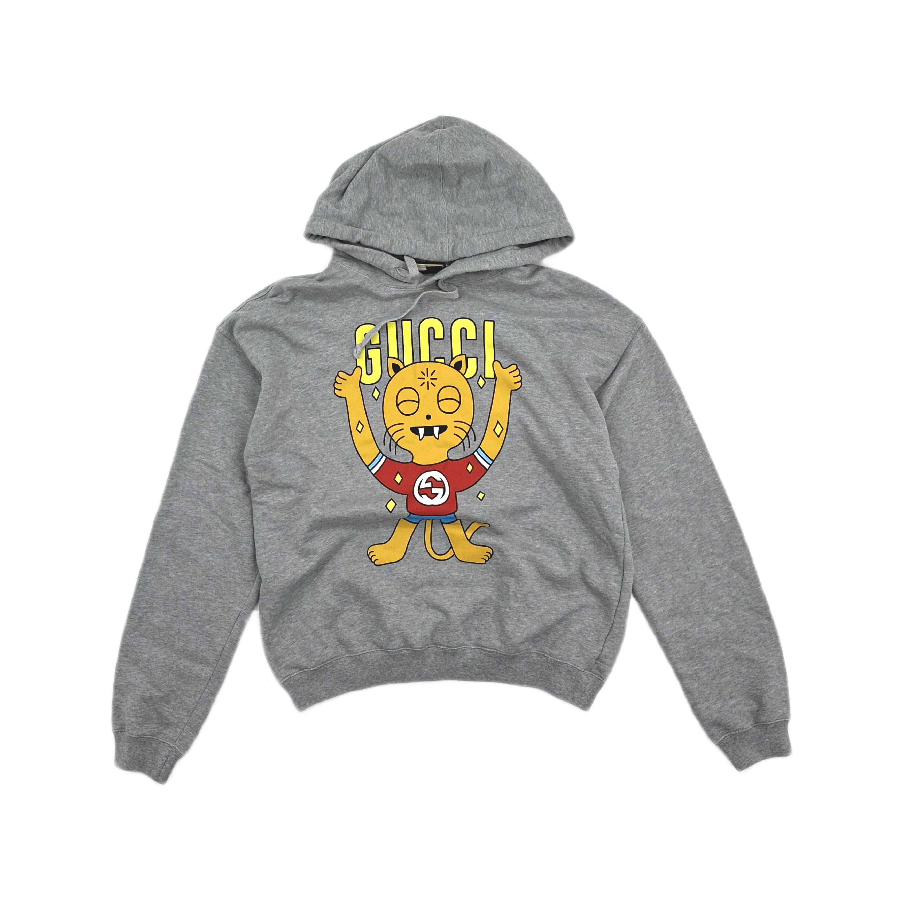 Gucci Gucci Cat Print Hoodie Size S Size US S / EU 44-46 / 1 - 1 Thumbnail