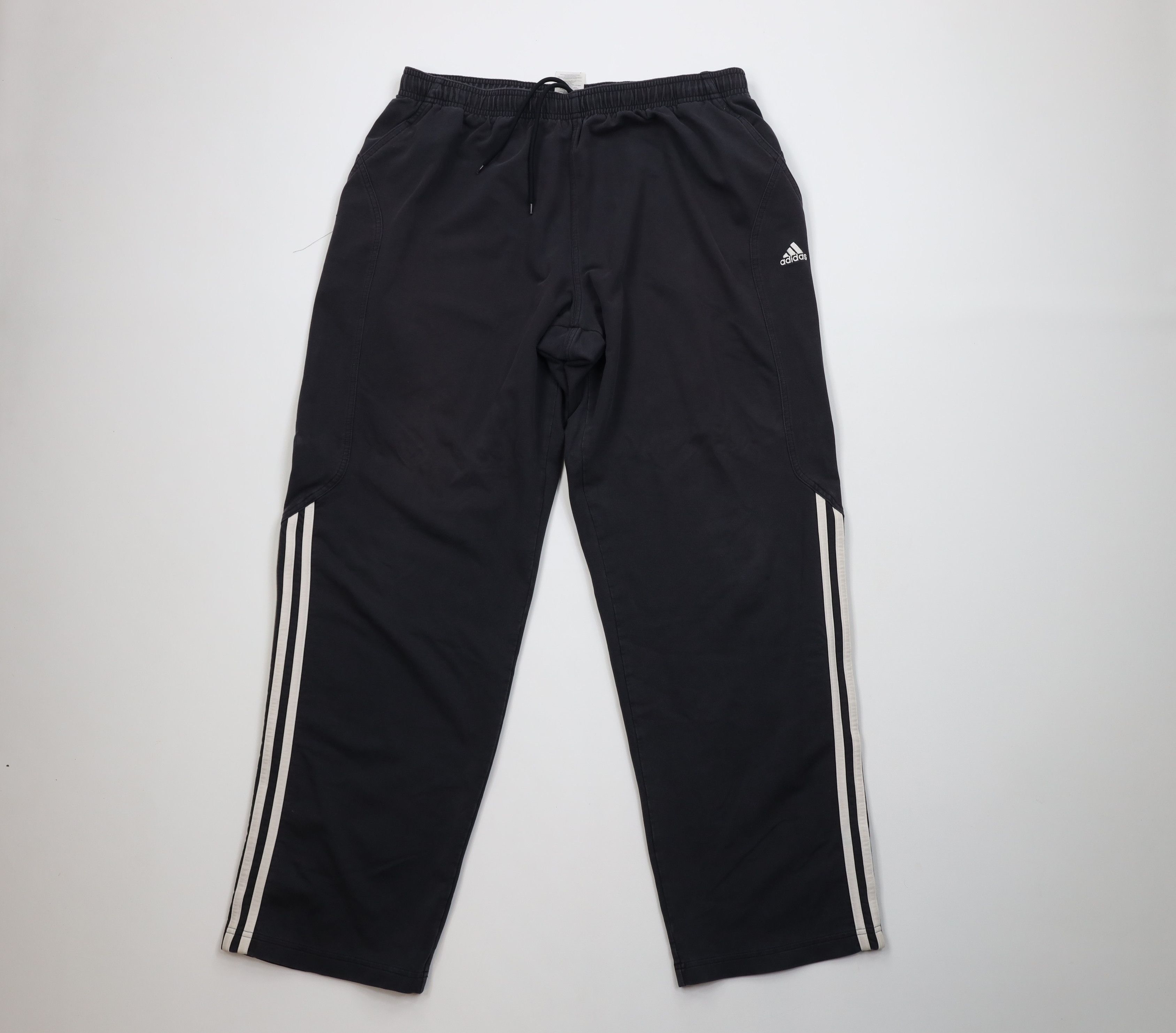 Adidas Vintage Y2K Adidas Spell Striped Wide Leg Sweatpants Pants Size US 36 / EU 52 - 1 Thumbnail