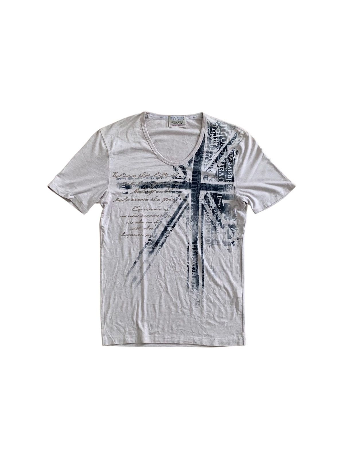 Nicole Club NCFM Nicole Club For Men Poem Printed Tshirt Size US S / EU 44-46 / 1 - 2 Thumbnail