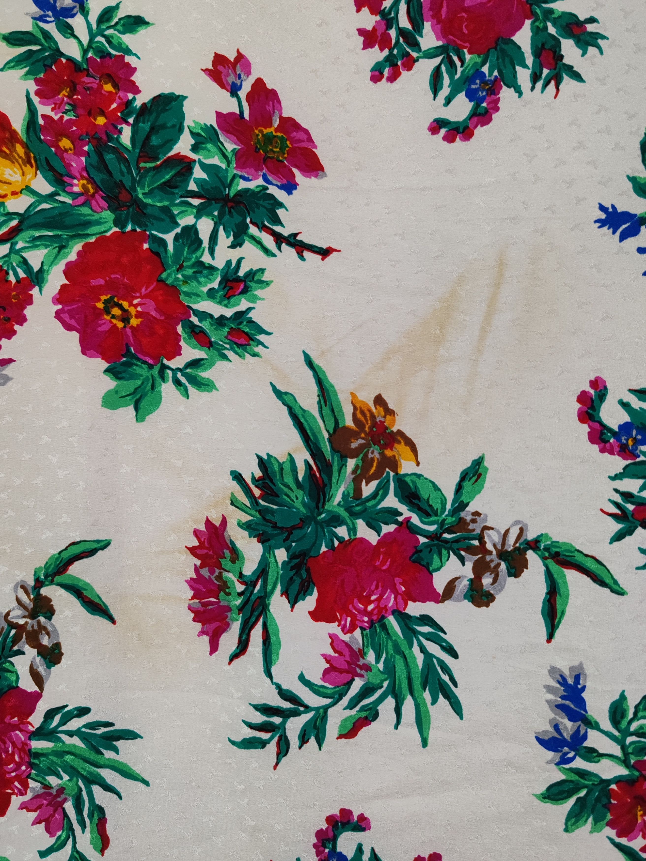Tiffany & Co. Tiffany & Co Vintage 90cm Silk jacquard floral plaid Size ONE SIZE - 3 Thumbnail
