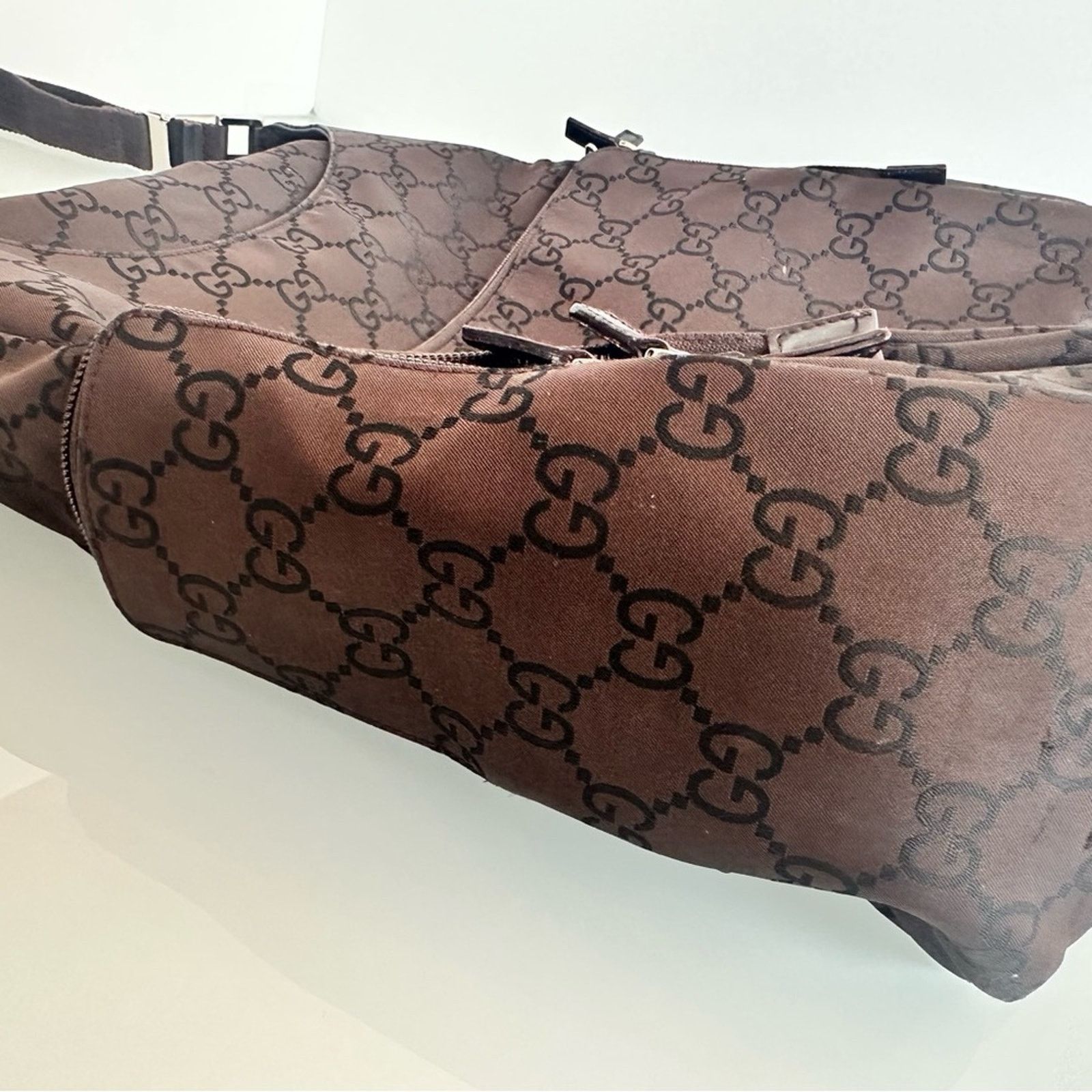 Gucci Gucci GG Monogram Canvas Brown Bag Size ONE SIZE - 5 Thumbnail