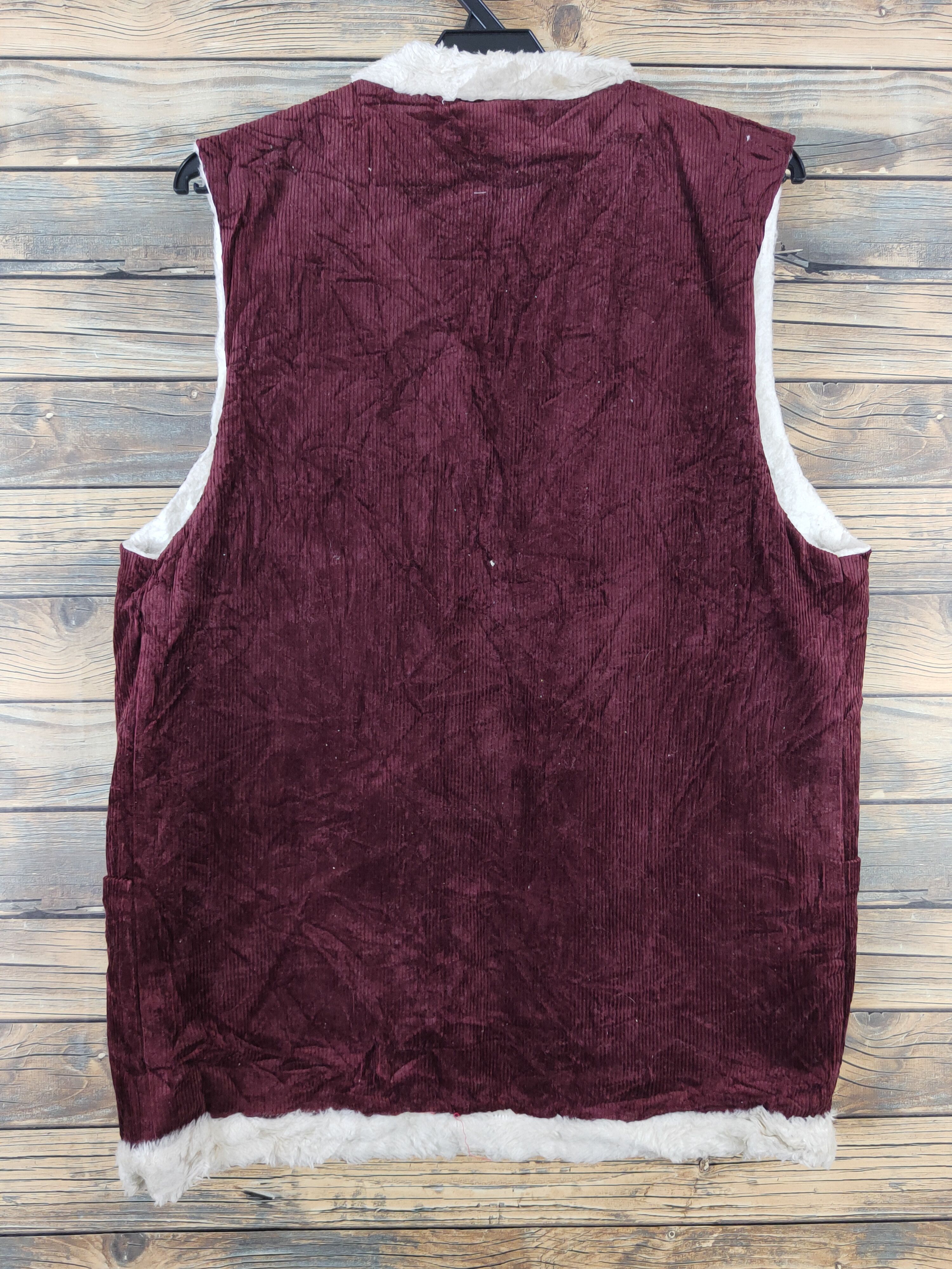 Japanese Brand × Vintage Vintage 💥 Japanese Brand Dark Maroon Vests Size M / US 6-8 / IT 42-44 - 7 Thumbnail