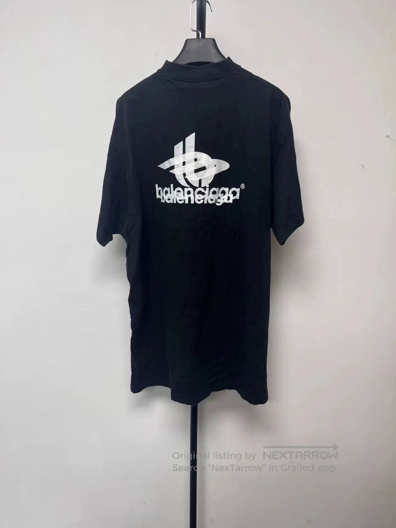 Balenciaga Balenciaga Logo Print Crewneck Short Sleeve T-Shirt. Size US M / EU 48-50 / 2 - 2 Thumbnail