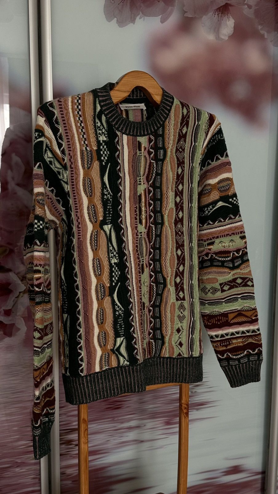 Wood Wood Wood Wood Men's Beckett Coogi Knit Multicolor 100% wool Size US M / EU 48-50 / 2 - 5 Thumbnail
