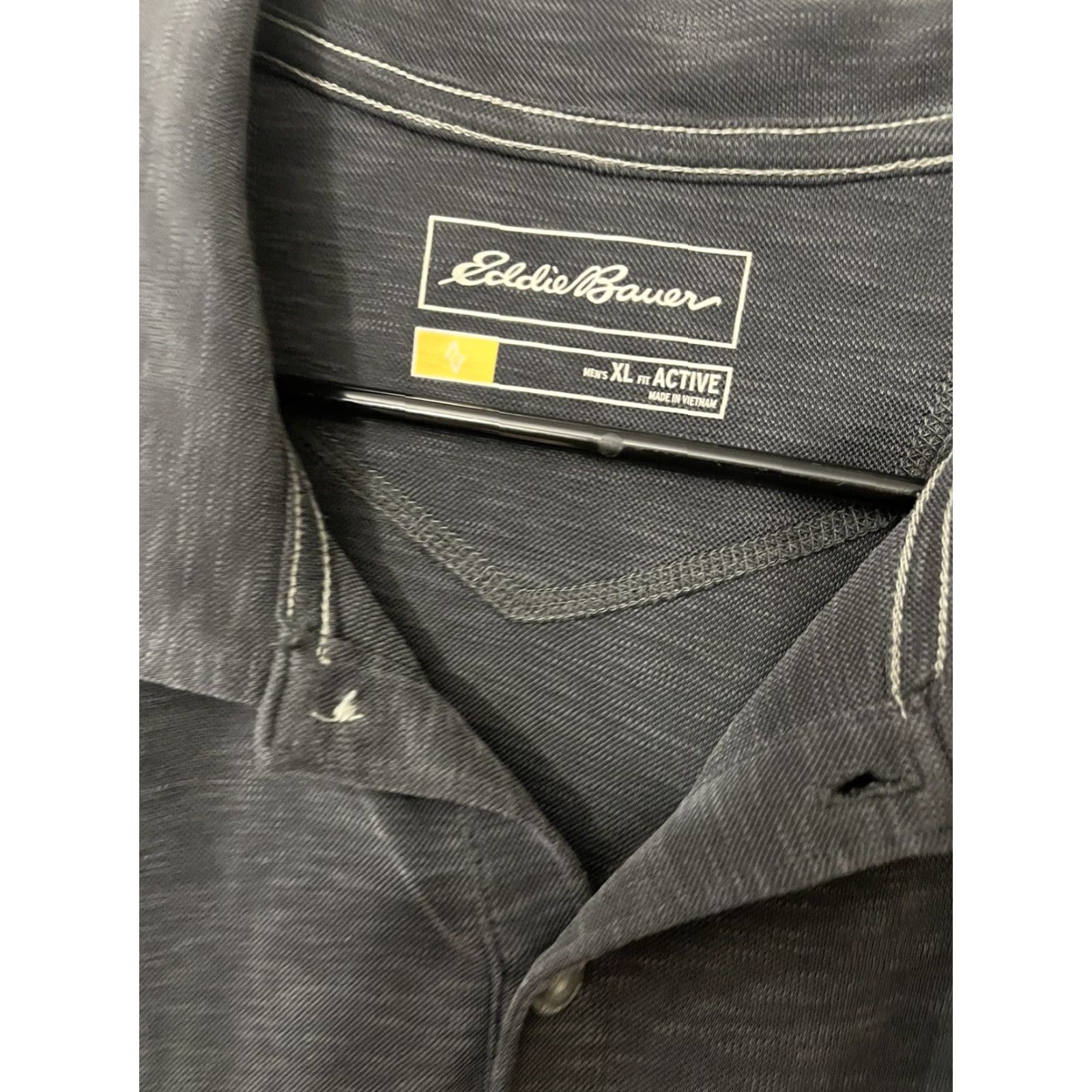 Eddie Bauer Eddie Bauer Shirt Mens XL Black Polo Short Sleeve Active Tencel Lyocell Adult Size US XL / EU 56 / 4 - 3 Thumbnail