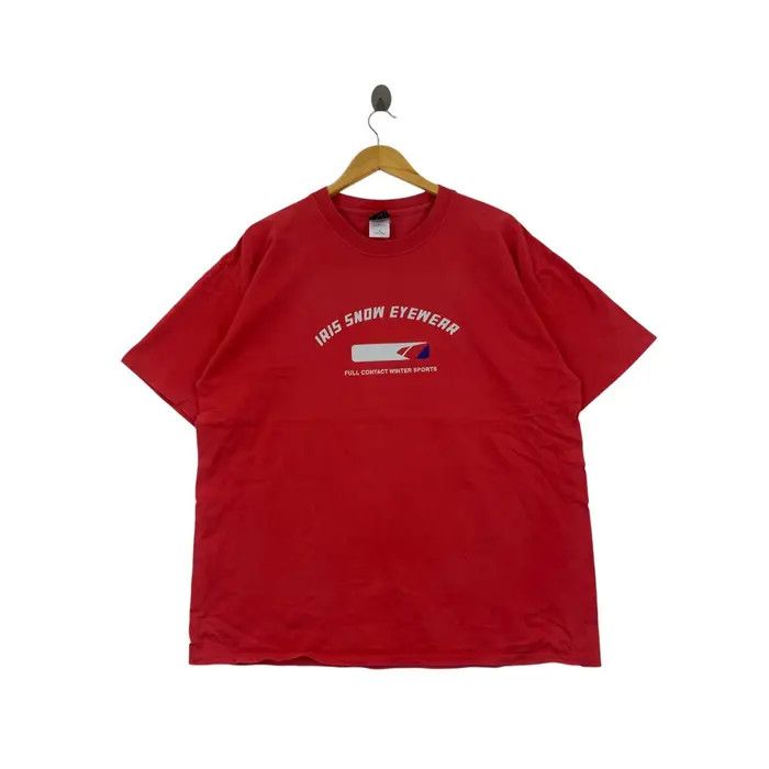 Vintage Vintage IRIS SNOW EYEWEAR Full Contact Winter Sport TeeShirt Size US XL / EU 56 / 4 - 1 Thumbnail