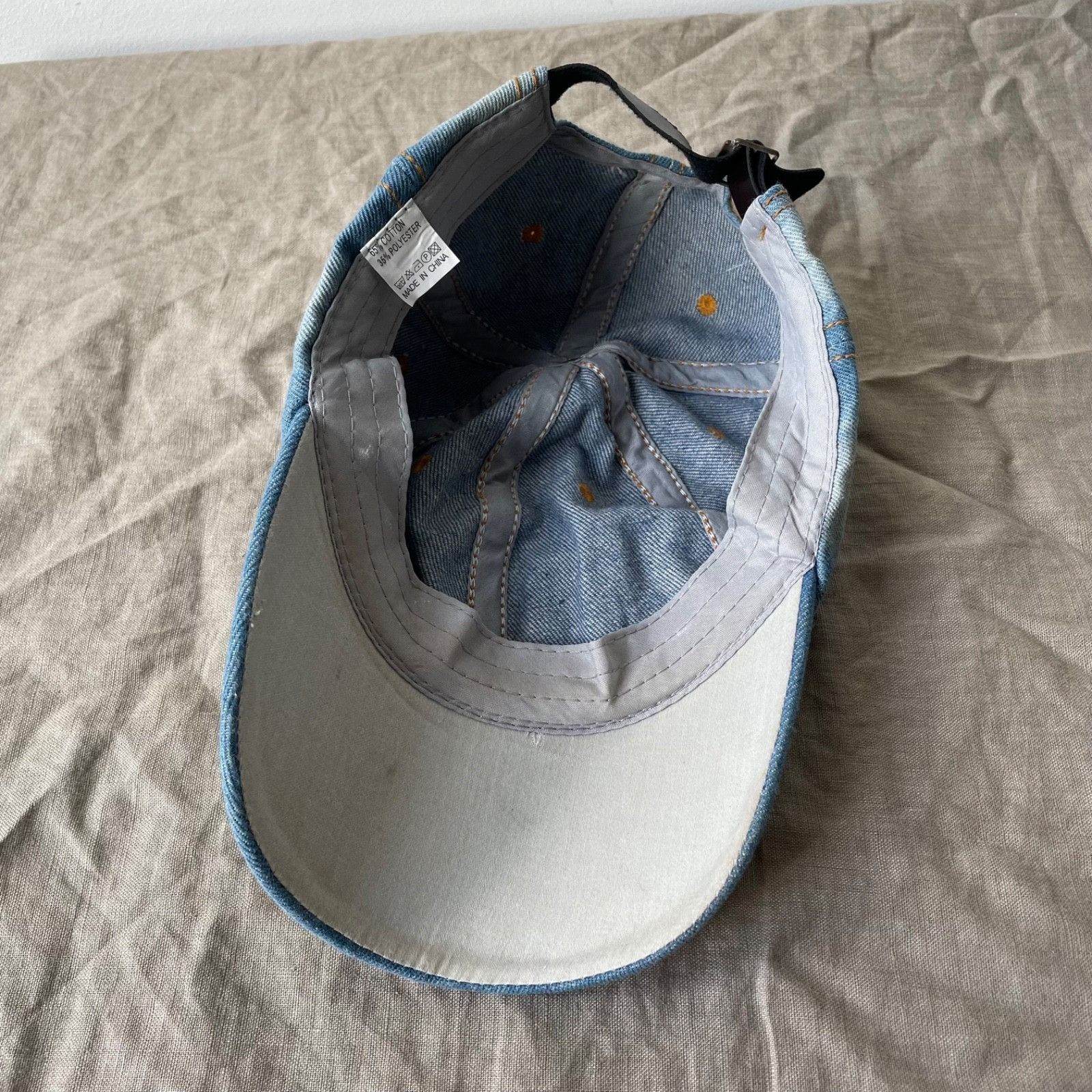 Vintage Y2K Rhinestone Queen Cap Denim Crystal Bling Hat Adjustable Size ONE SIZE - 6 Thumbnail