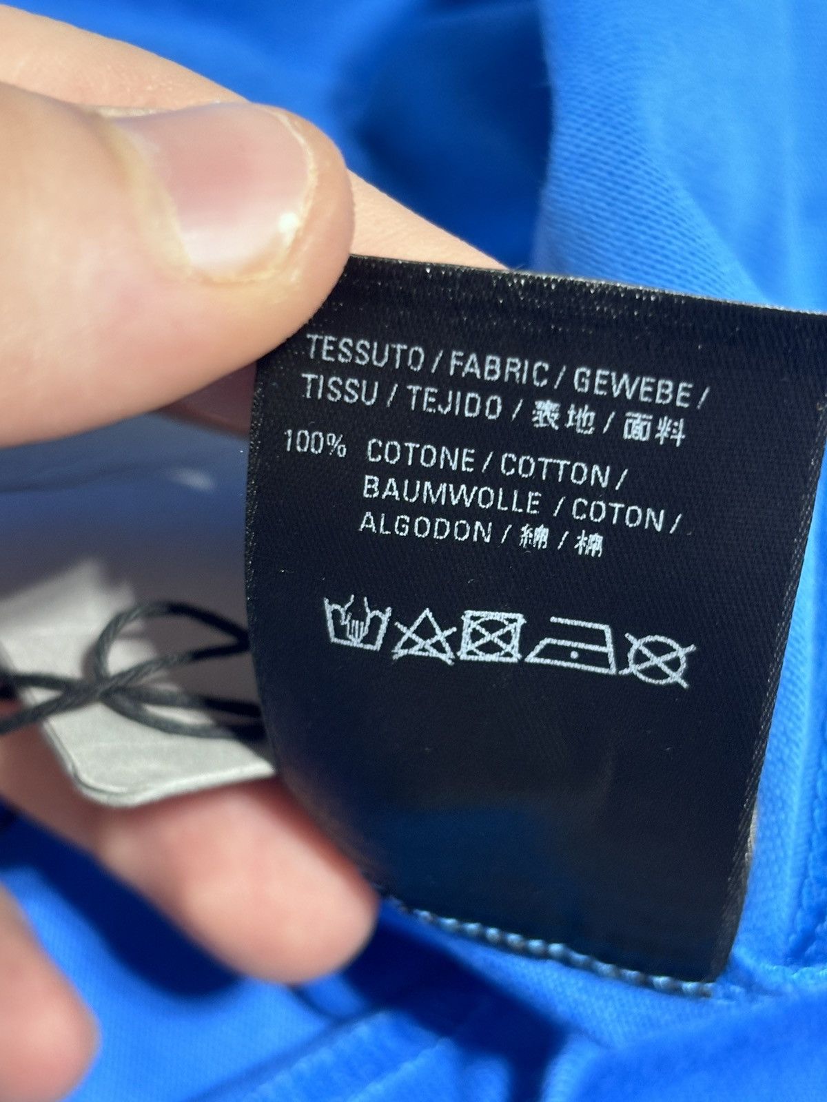 Balenciaga Balenciaga MasterCard Blue Tee Size US M / EU 48-50 / 2 - 11 Thumbnail