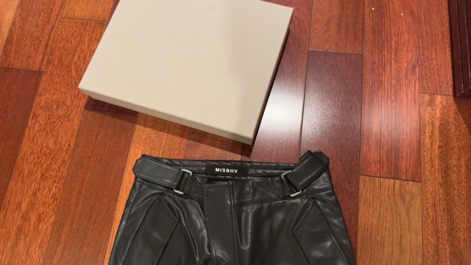 Misbhv MISBHV Vegan Leather Moto Trousers BLACK Size M Size US 32 / EU 48 - 5 Thumbnail