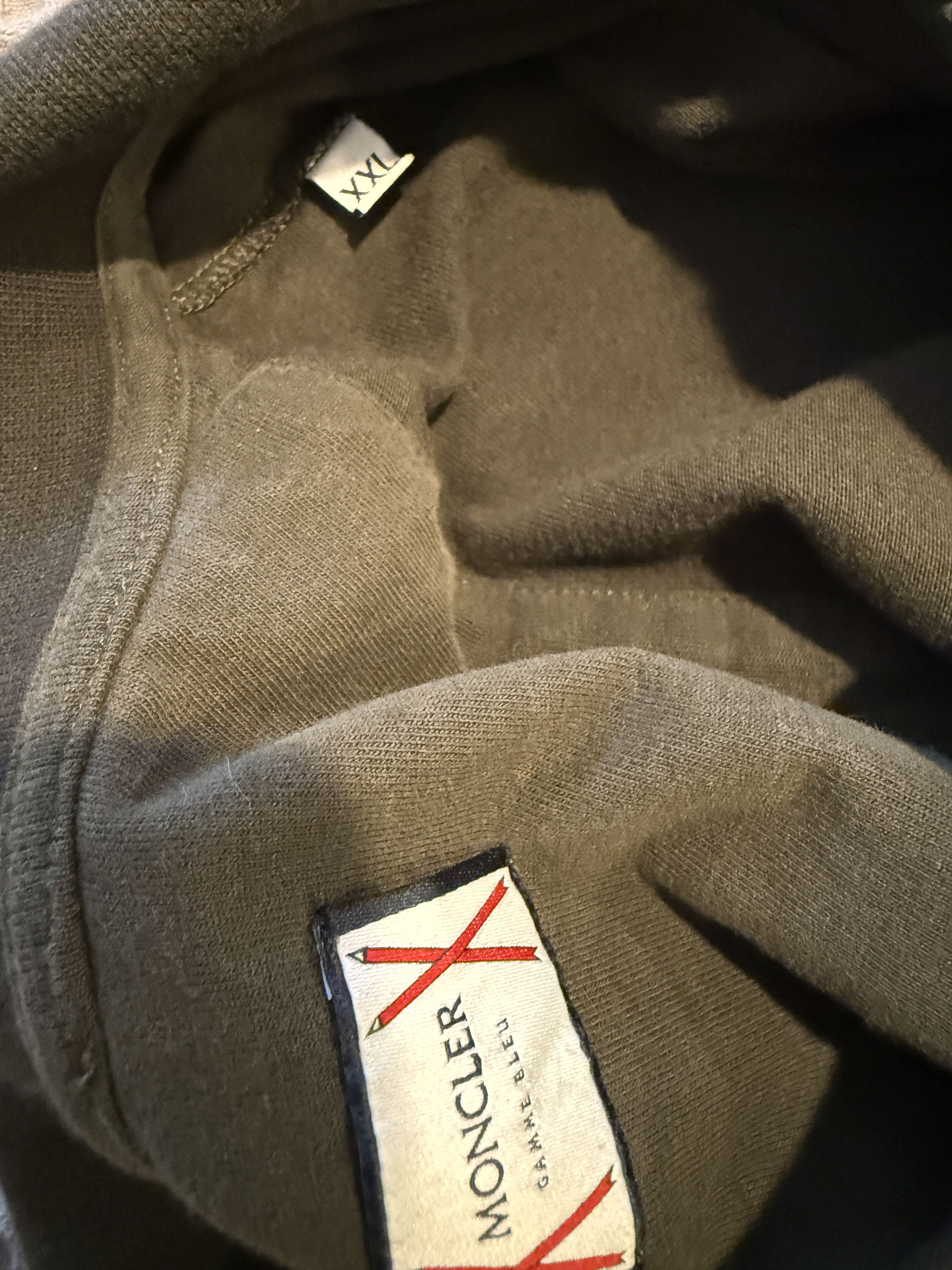 Moncler Gamme Bleu Moncler Olive color Stripe Accent Polo Size US XL / EU 56 / 4 - 7 Thumbnail