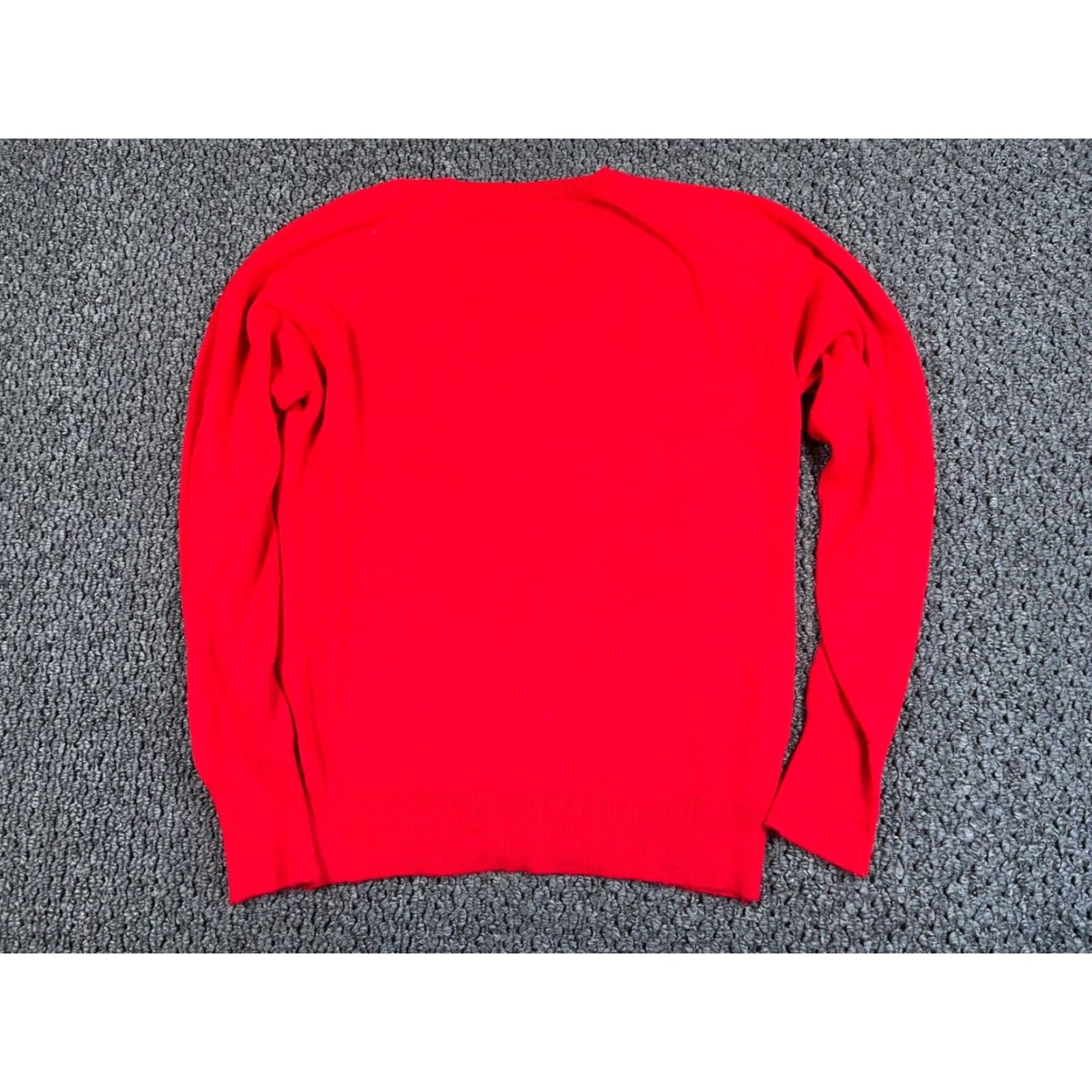 Vintage VINTAGE 70s Royal Kaanapali Wool V-Neck Sweater Adult Medium Red Embroidered Retro Mens Size US M / EU 48-50 / 2 - 2 Thumbnail