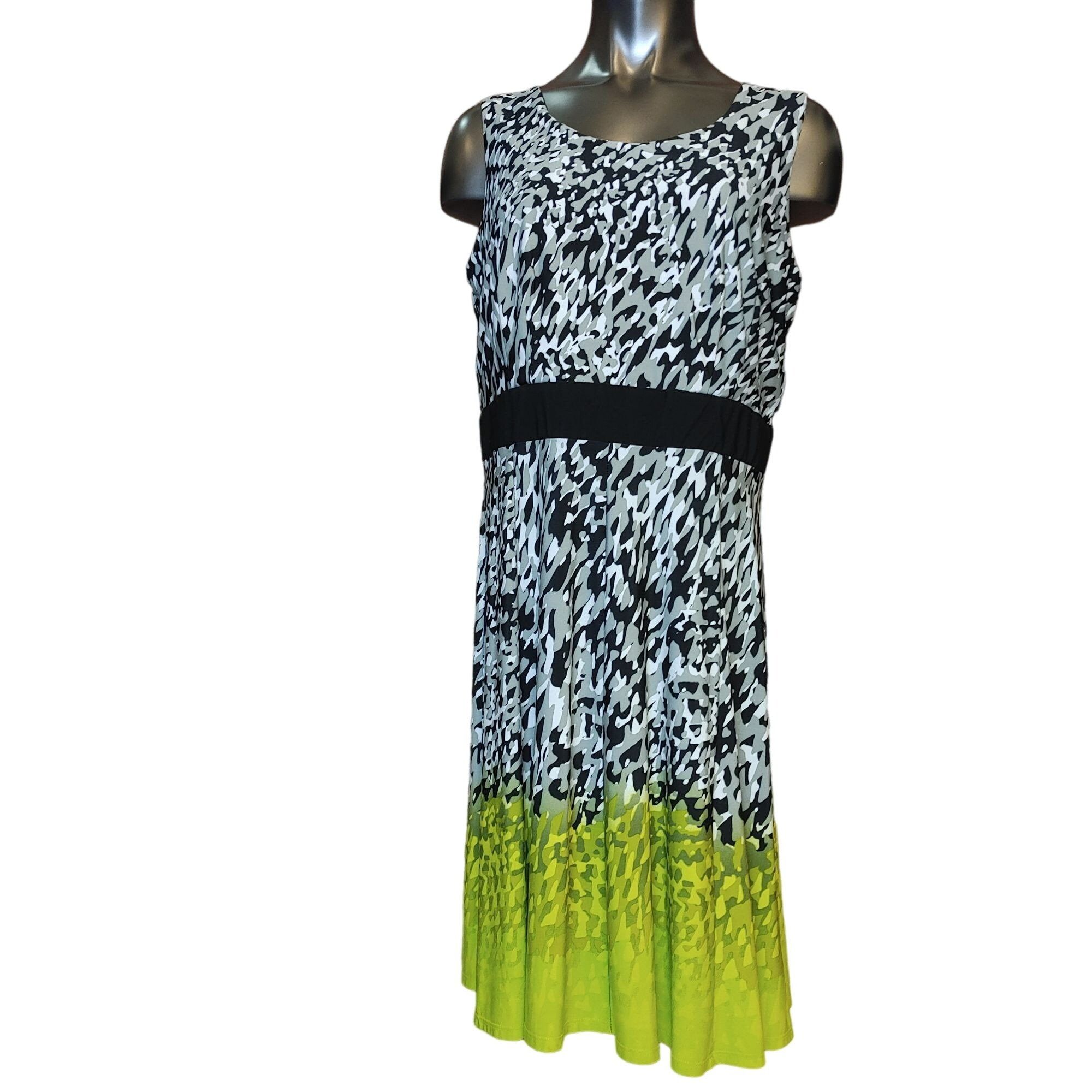 Other EMMA & MICHELE Womens XL Black White Yellow Sleeveless Summe Size XL / US 12-14 / IT 48-50 - 1 Thumbnail