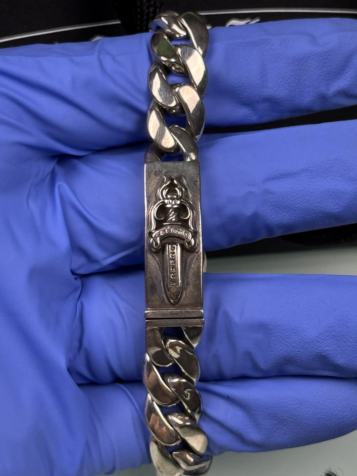 Chrome Hearts Chrome Hearts Small Dagger ID Bracelet 7in .925 Silver Size ONE SIZE - 1 Thumbnail