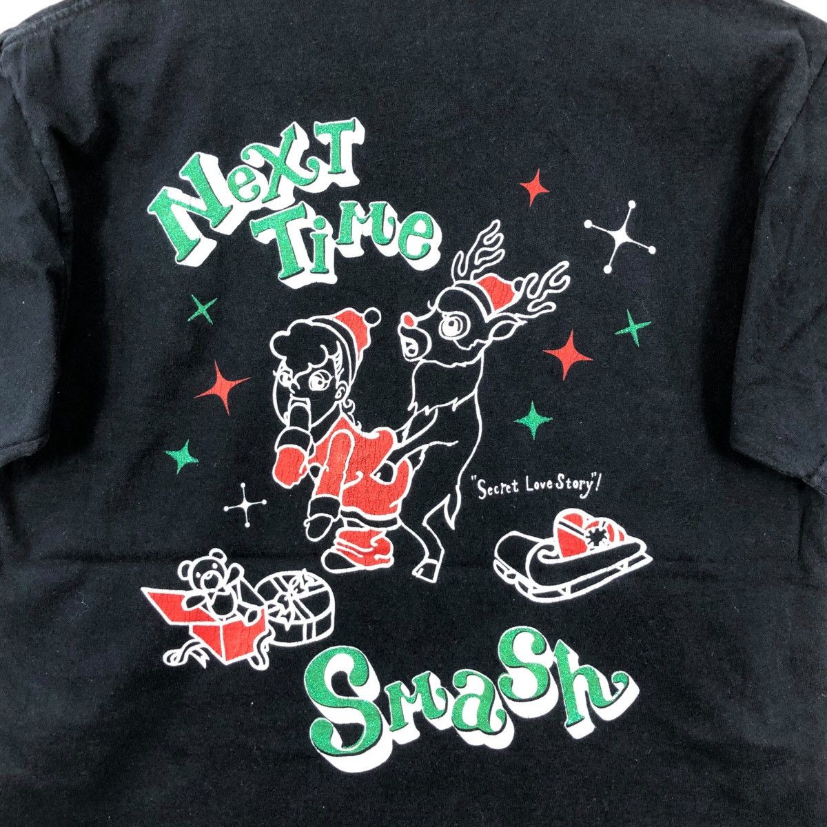 Japanese Brand Vintage Kishidenne Wrerutogood Fuckin in Xmas T-Shirt Punk Size US S / EU 44-46 / 1 - 6 Thumbnail