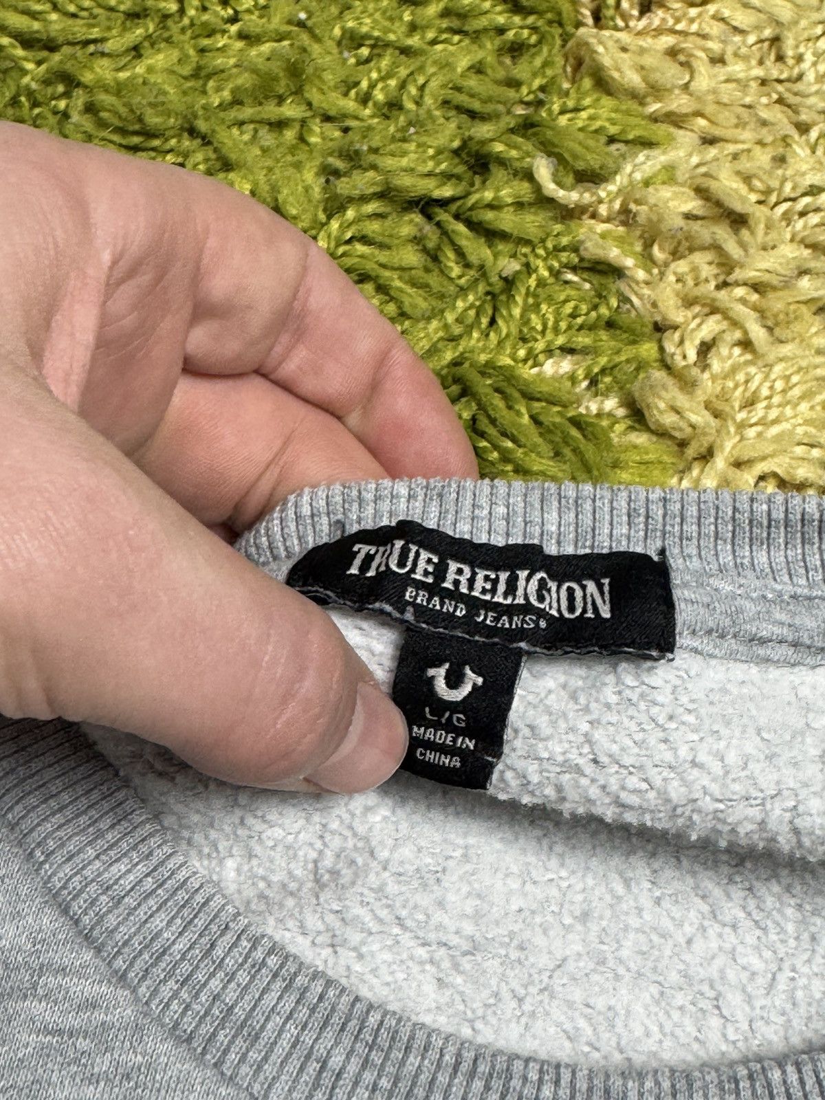 True Religion Mens Vintage True Religion Sweatshirt Japanese style Size US L / EU 52-54 / 3 - 6 Thumbnail