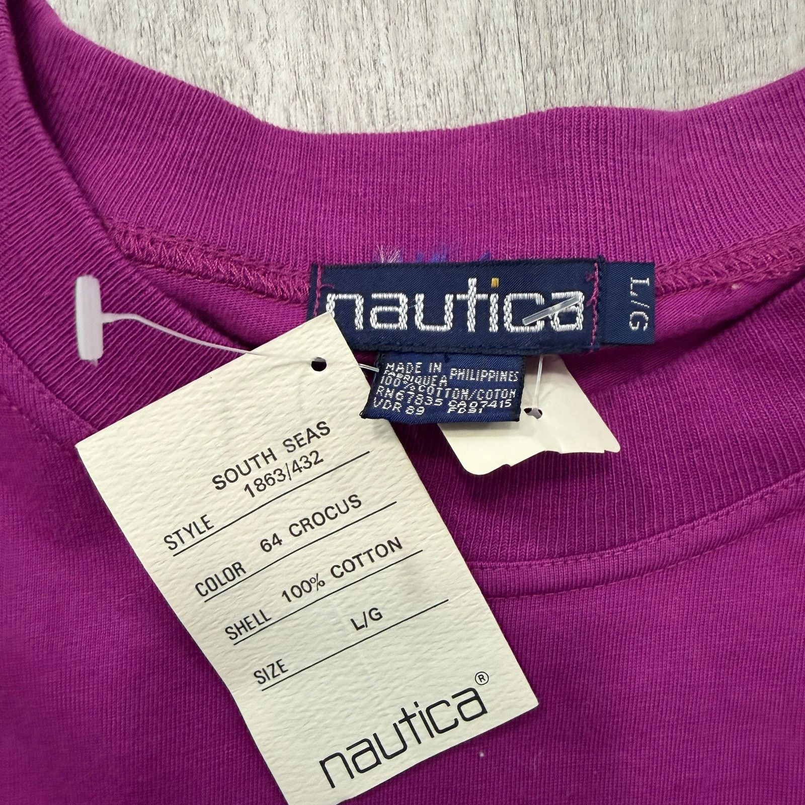 Nautica Vintage Nautica Shirt Large Surfing Surf Skate 90s NEW NWT Size US L / EU 52-54 / 3 - 6 Thumbnail