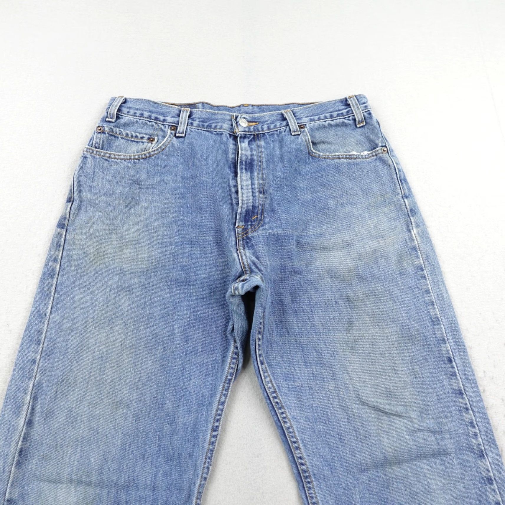 Levi's VINTAGE Levi's Jeans 36x30 Blue Denim Regular Straight Y2K Faded Grunge Mens Size US 36 / EU 52 - 2 Thumbnail