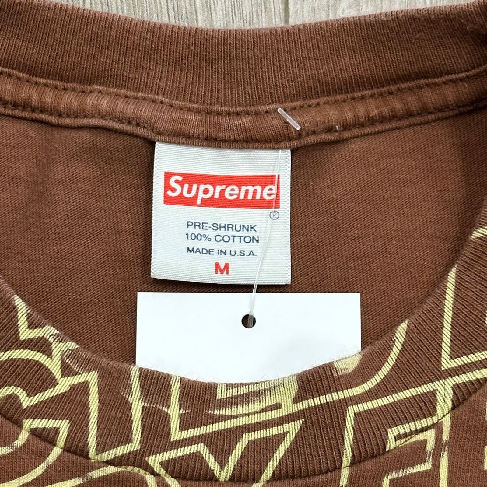Supreme SS22 Supreme Respected Tee T Shirt Brown Size Medium M B22 Size US M / EU 48-50 / 2 - 5 Thumbnail