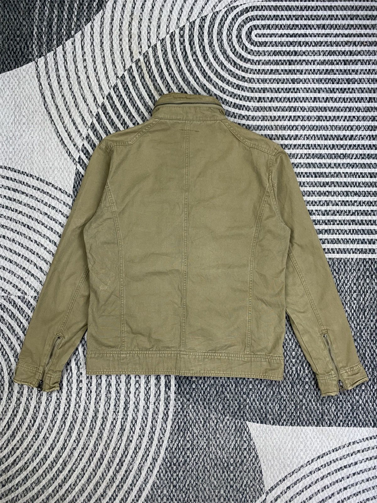 Japanese Brand Vtg Neutral Infinity Stand Collar Multipocket Field Jacket Size US M / EU 48-50 / 2 - 2 Thumbnail