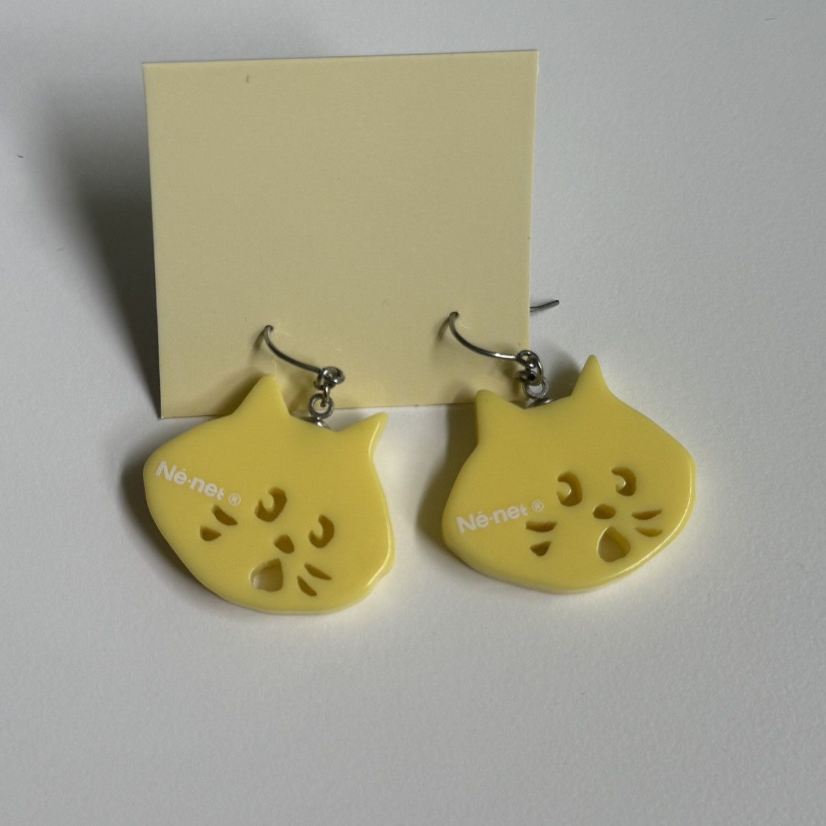 Ne-Net Ne-net Nya cat yellow earrings Size ONE SIZE - 3 Thumbnail