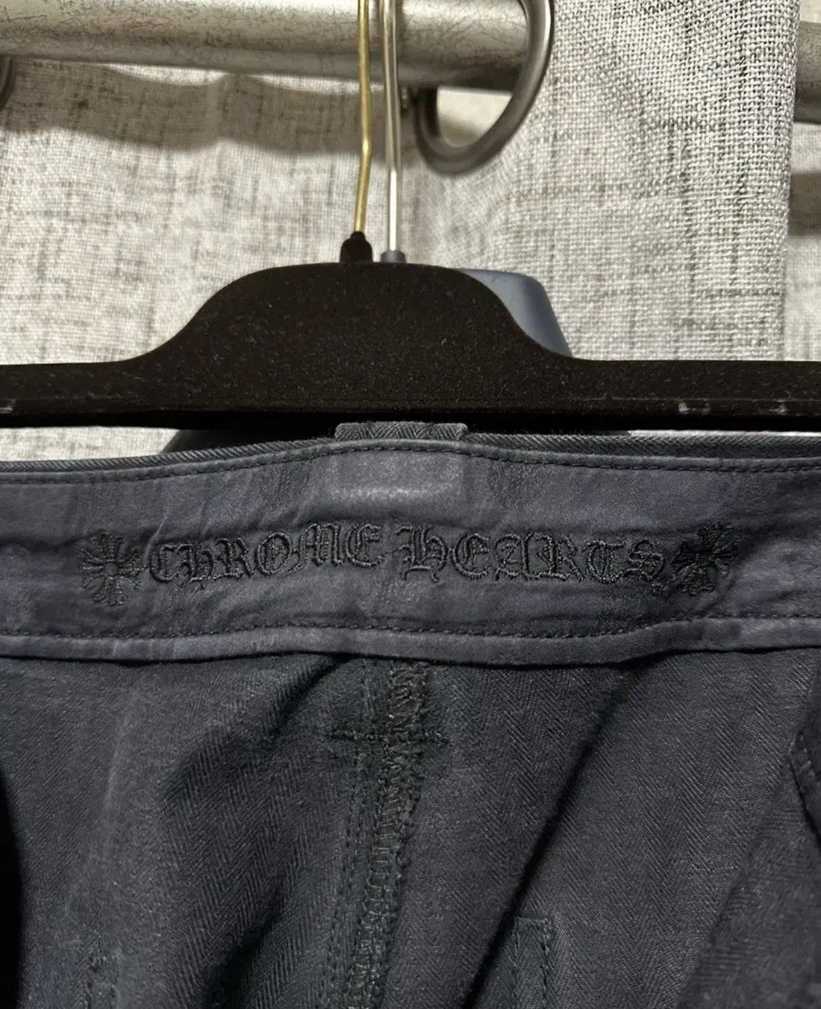 Chrome Hearts Herringbone Carpenter Pants Grey Size US 38 / EU 54 - 4 Thumbnail