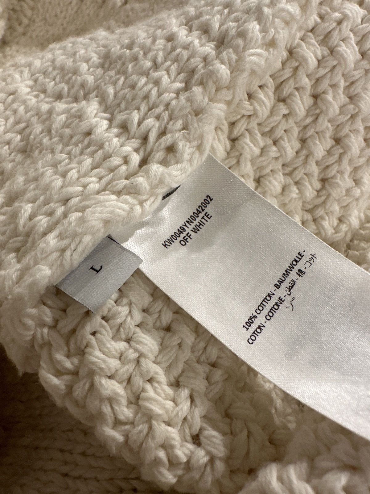 Designer × JW Anderson SS20 JW Anderson Cotton Patch Work Knitted Sweater Heavy Size US L / EU 52-54 / 3 - 12 Thumbnail