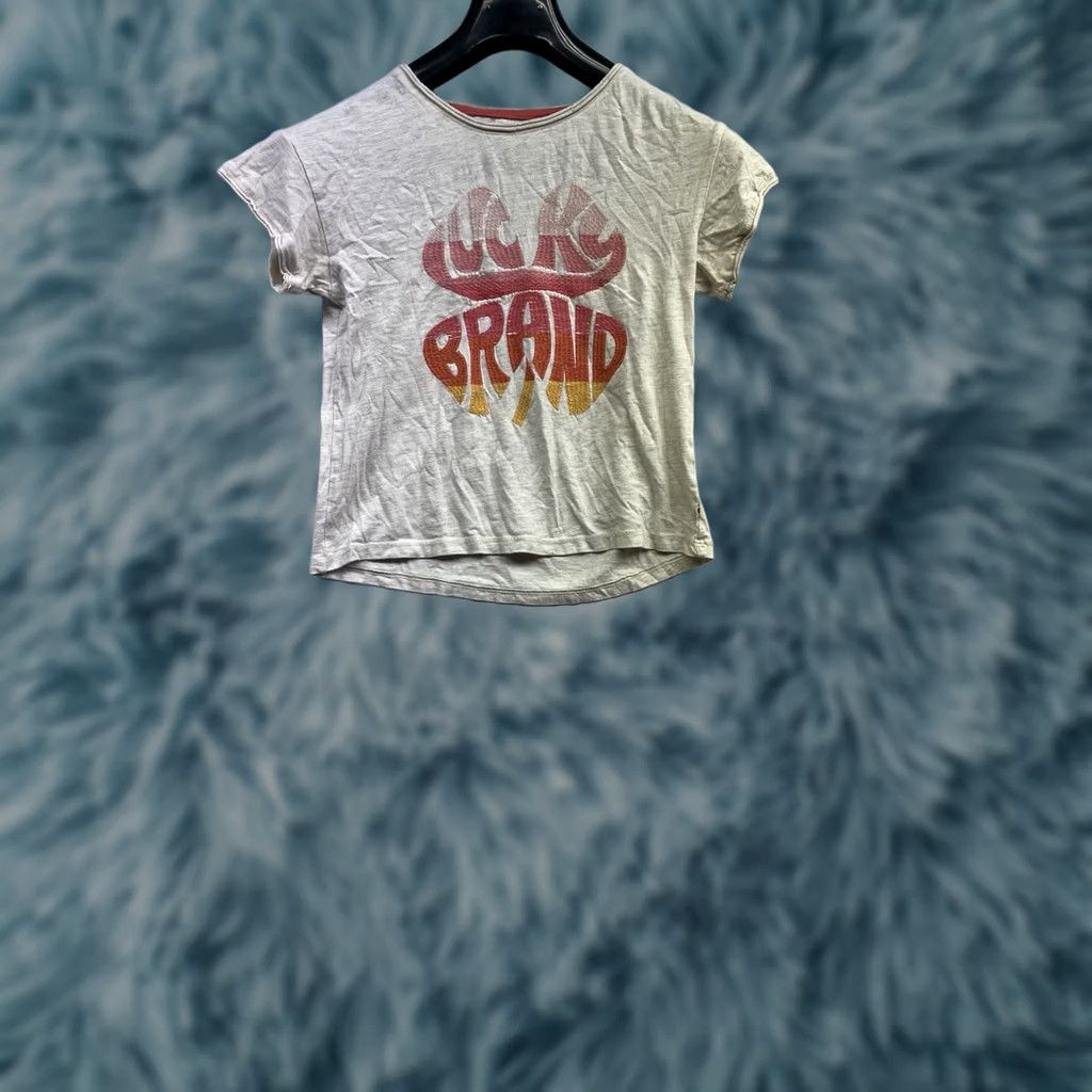 Lucky Brand Lucky Brand Women's Graphic T-Shirt Size M Gray Size M / US 6-8 / IT 42-44 - 1 Thumbnail