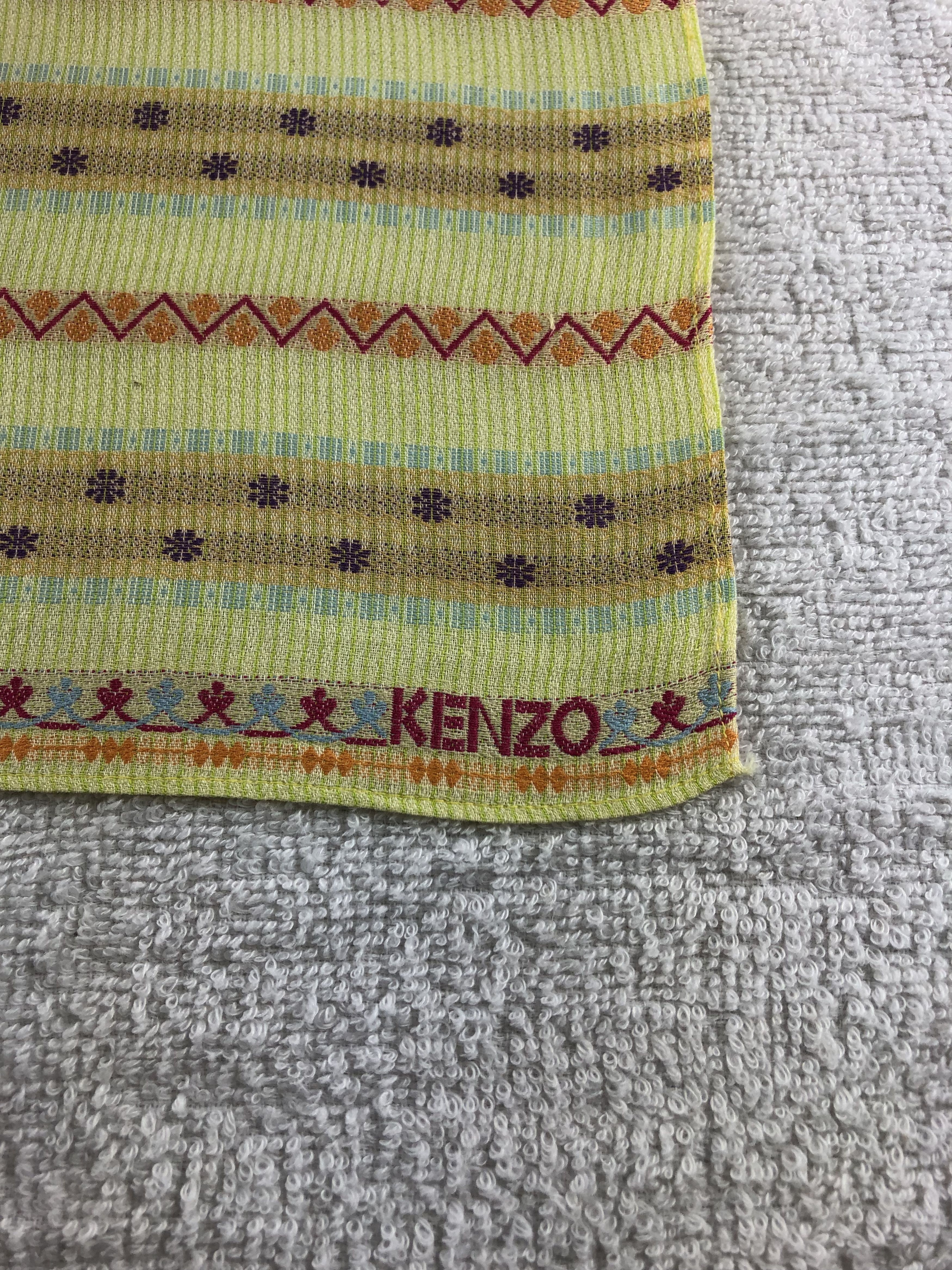 Kenzo × Vintage Kenzo Handkerchief / Bandana / Neckerchief Size ONE SIZE - 5 Thumbnail