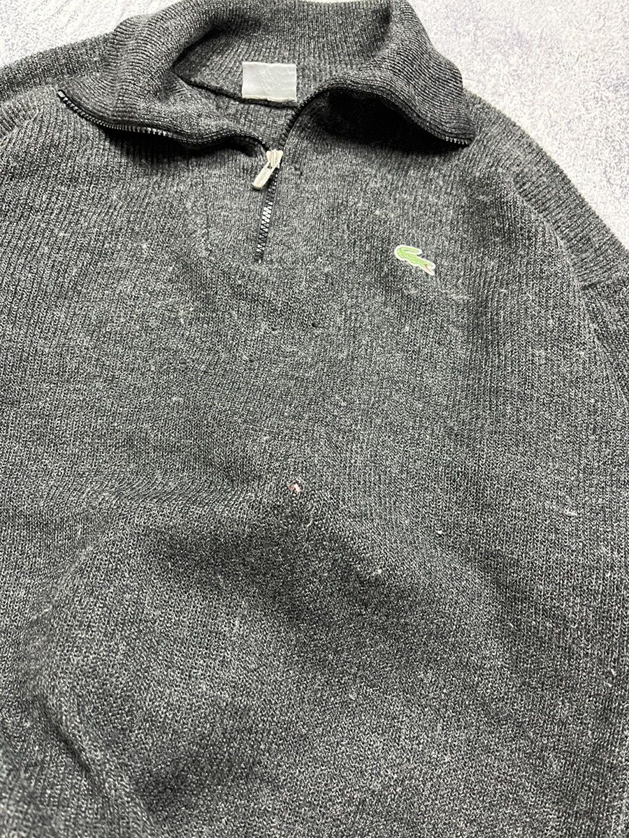 Lacoste × Vintage Vintage Rare Lacoste Made in France Wool Zip Sweater Y2K Size US L / EU 52-54 / 3 - 9 Thumbnail